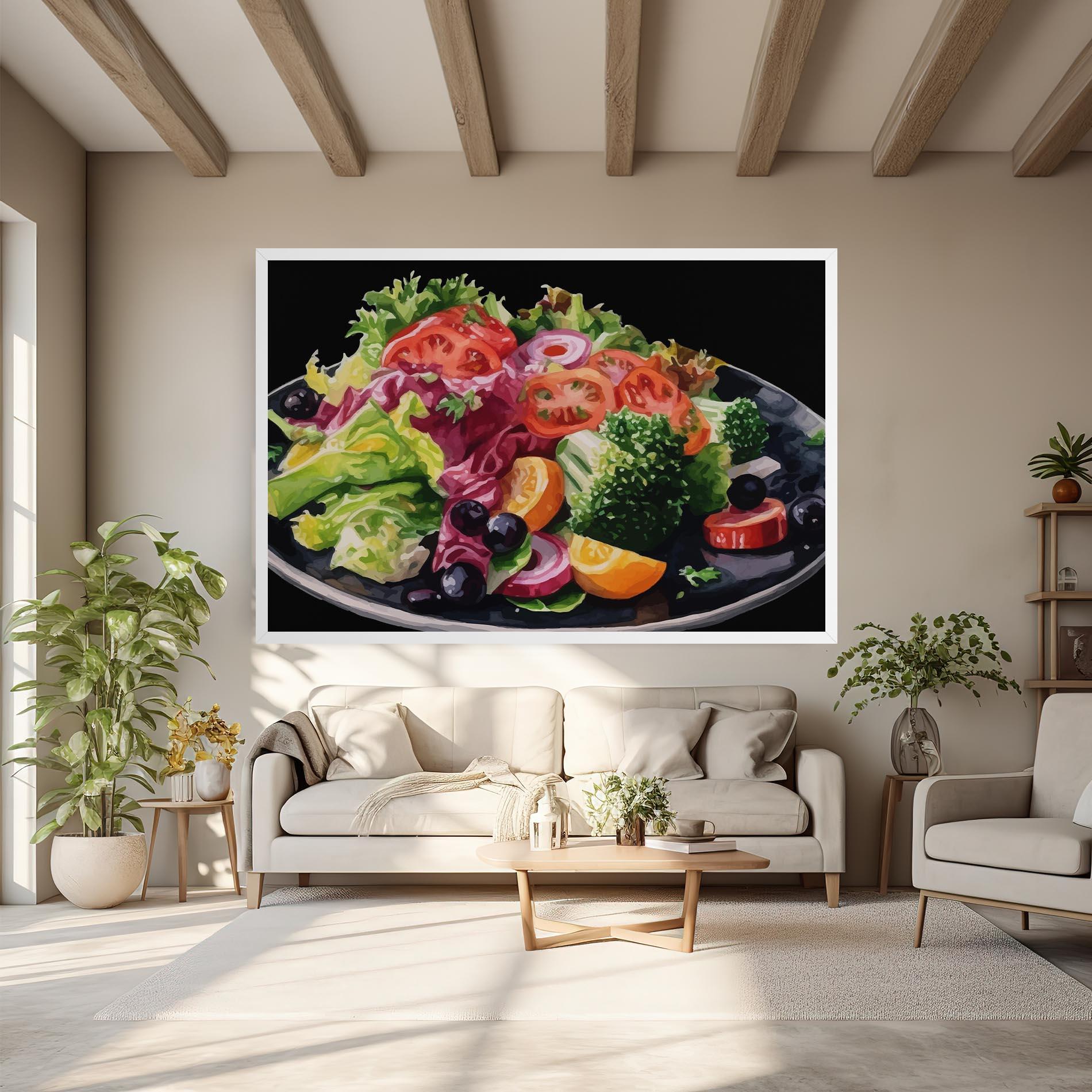 Картина на платно Healthy Tomato Food mockup 6