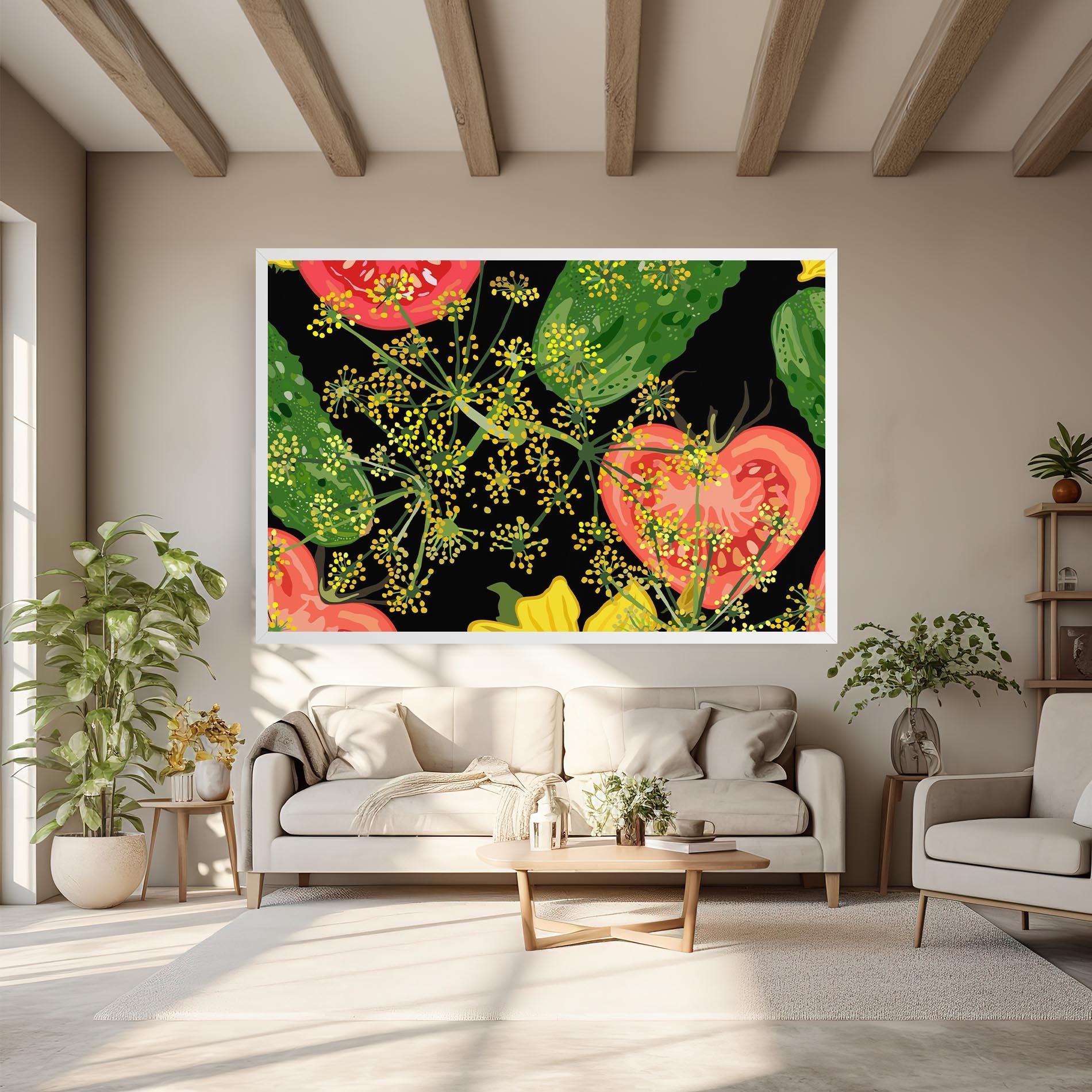 Картина на платно Heart Tomato mockup 6