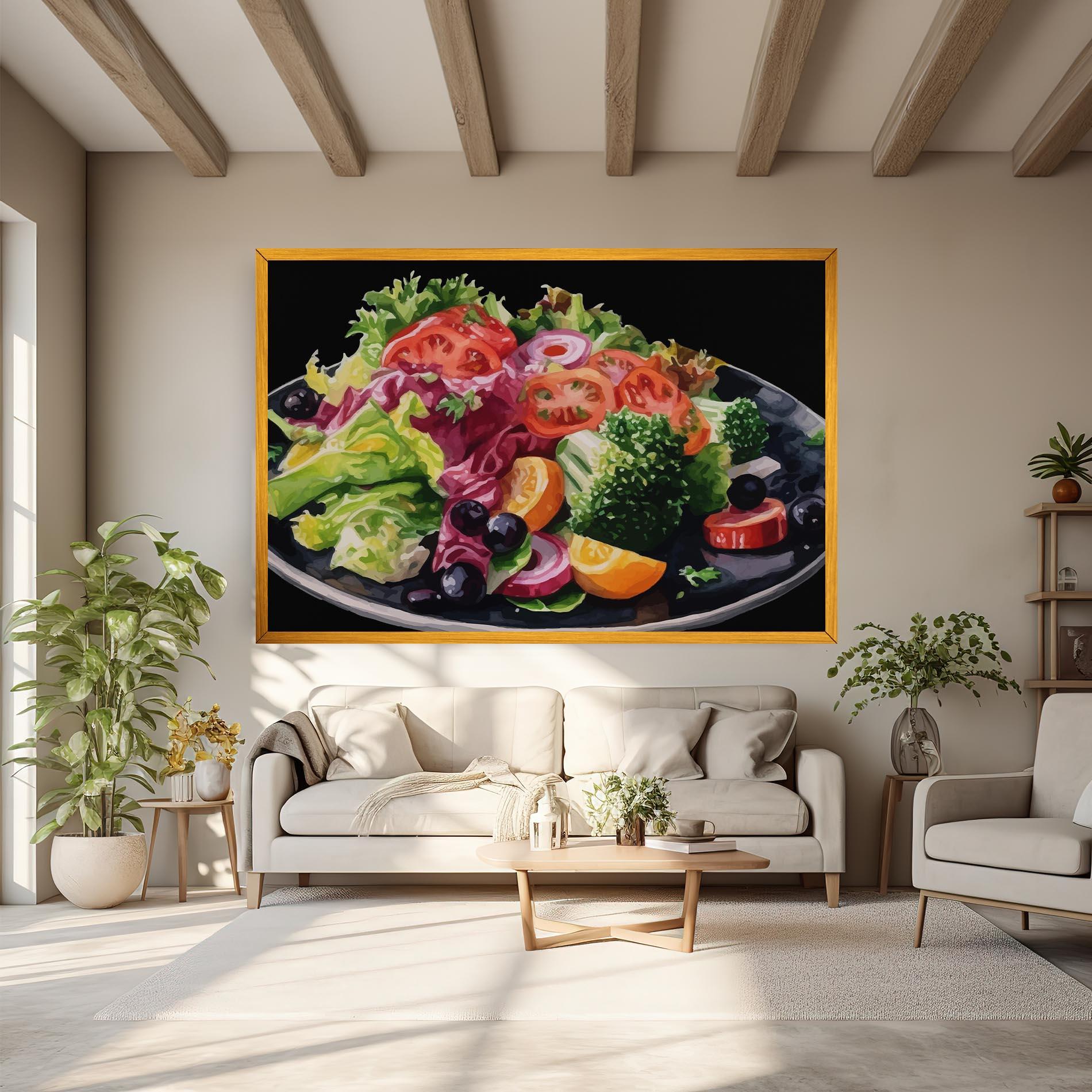 Картина на платно Healthy Tomato Food mockup 6