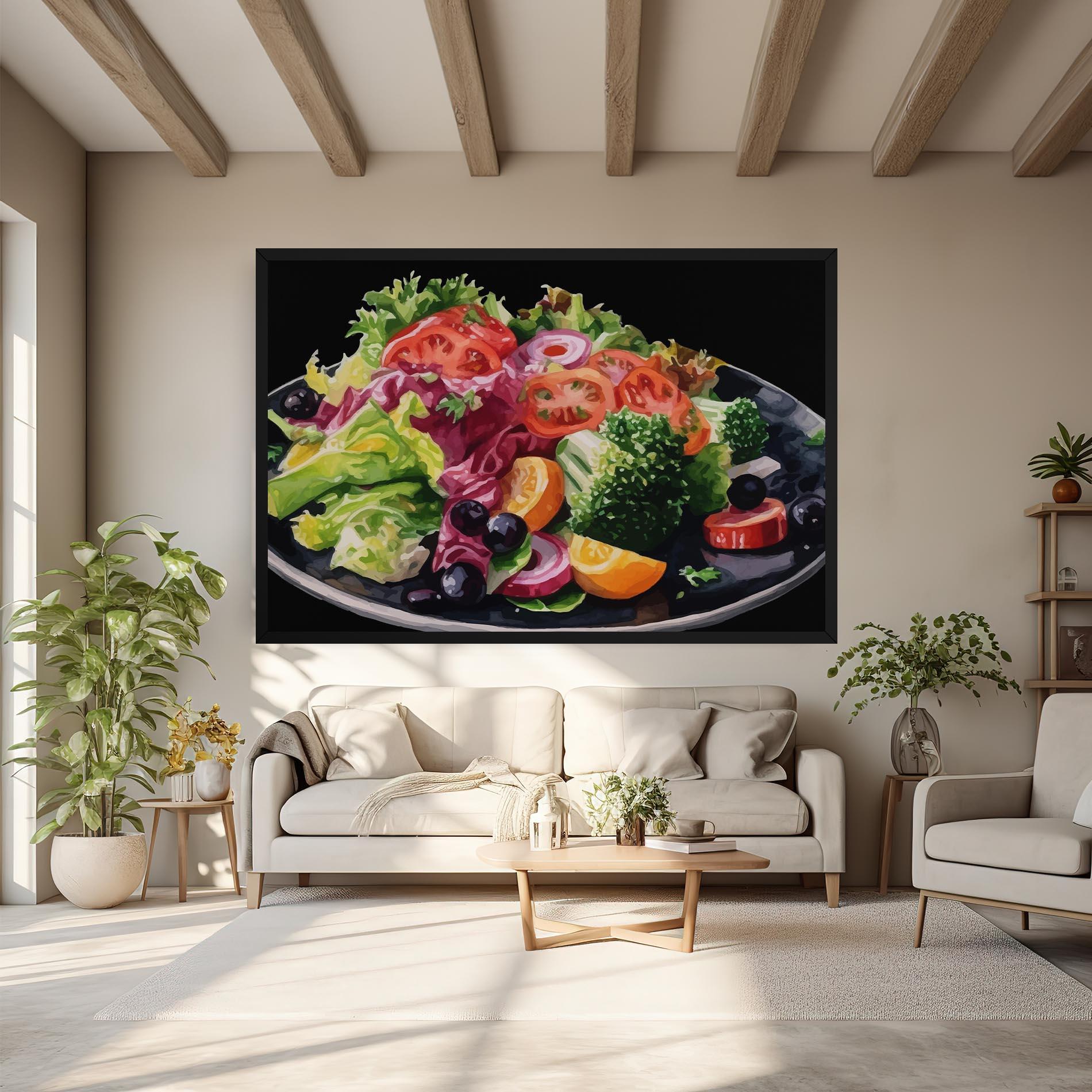 Картина на платно Healthy Tomato Food mockup 6