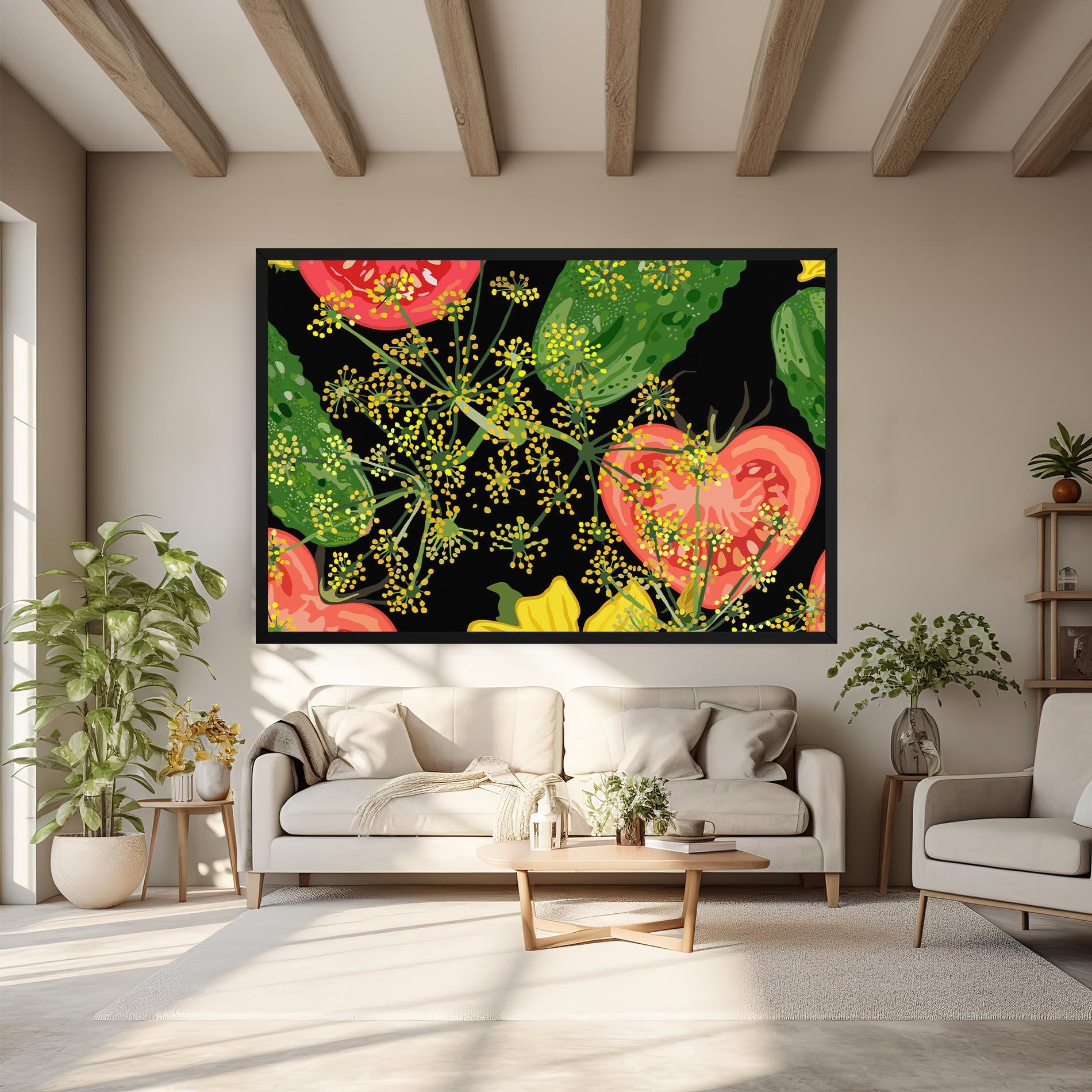 Картина на платно Heart Tomato mockup 6