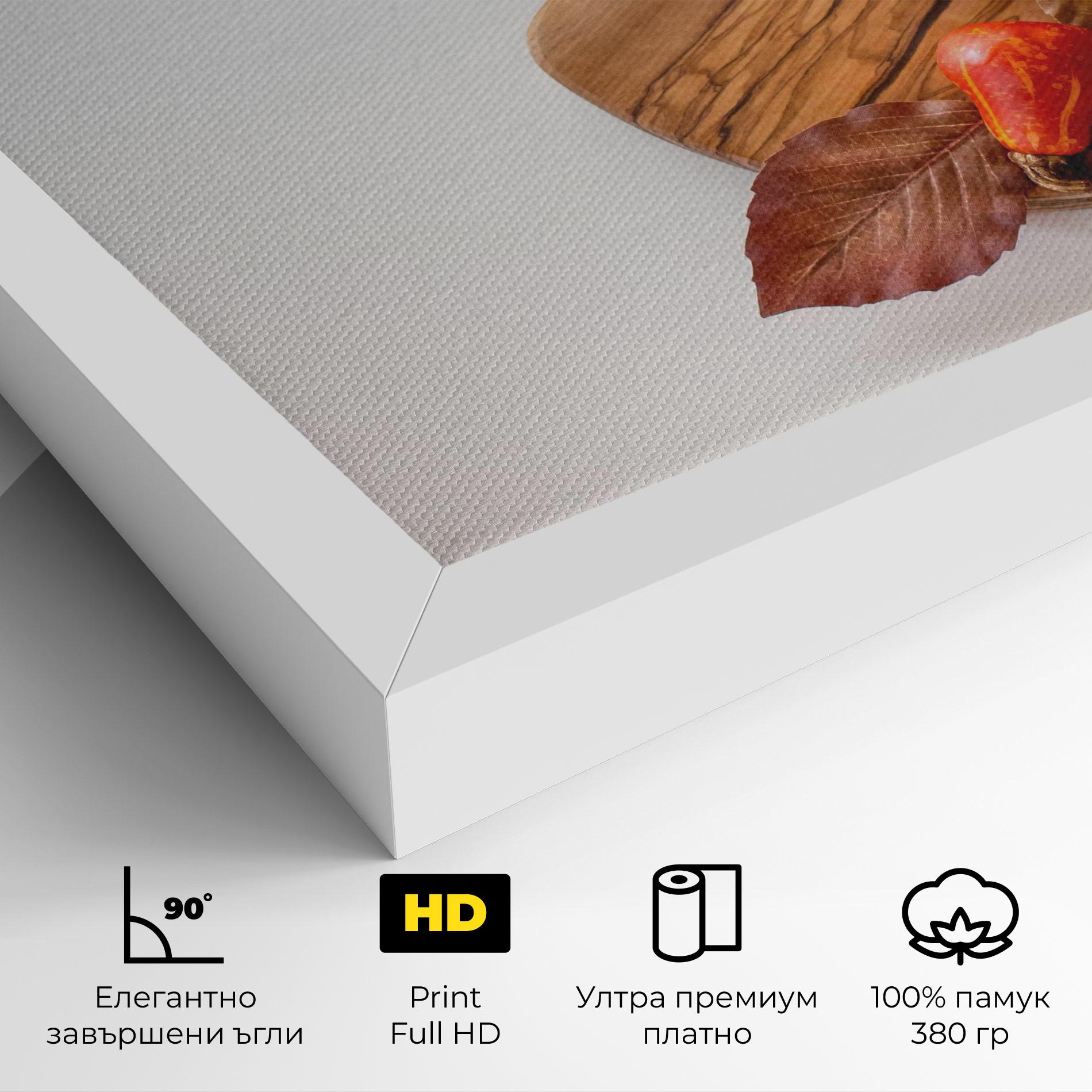 Картина на платно Autumn Pumpkins mockup 4