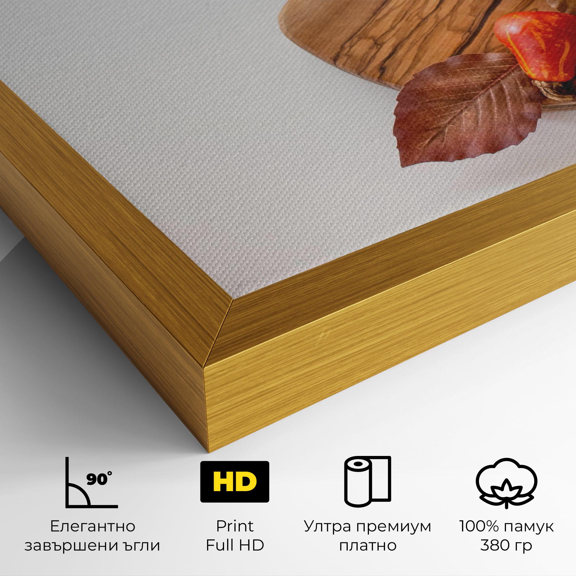 Картина на платно Autumn Pumpkins mockup 4