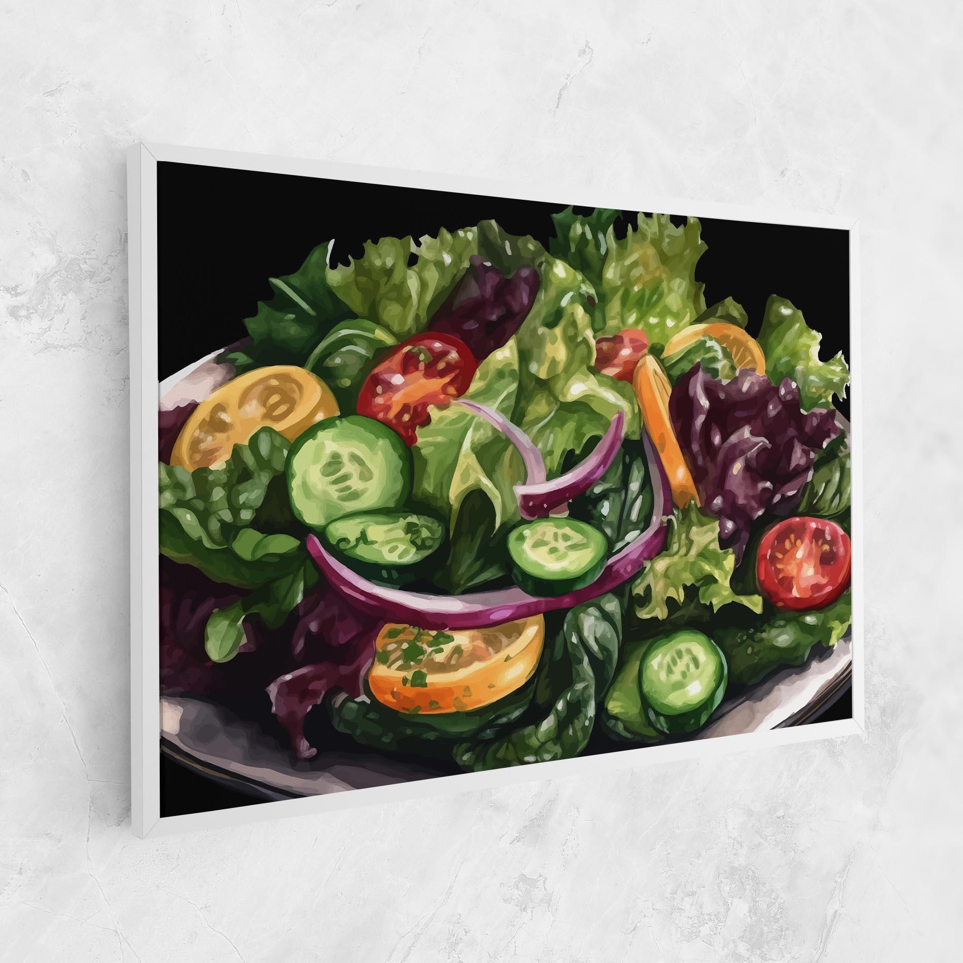 Картина на платно Cucumber Salad mockup 1