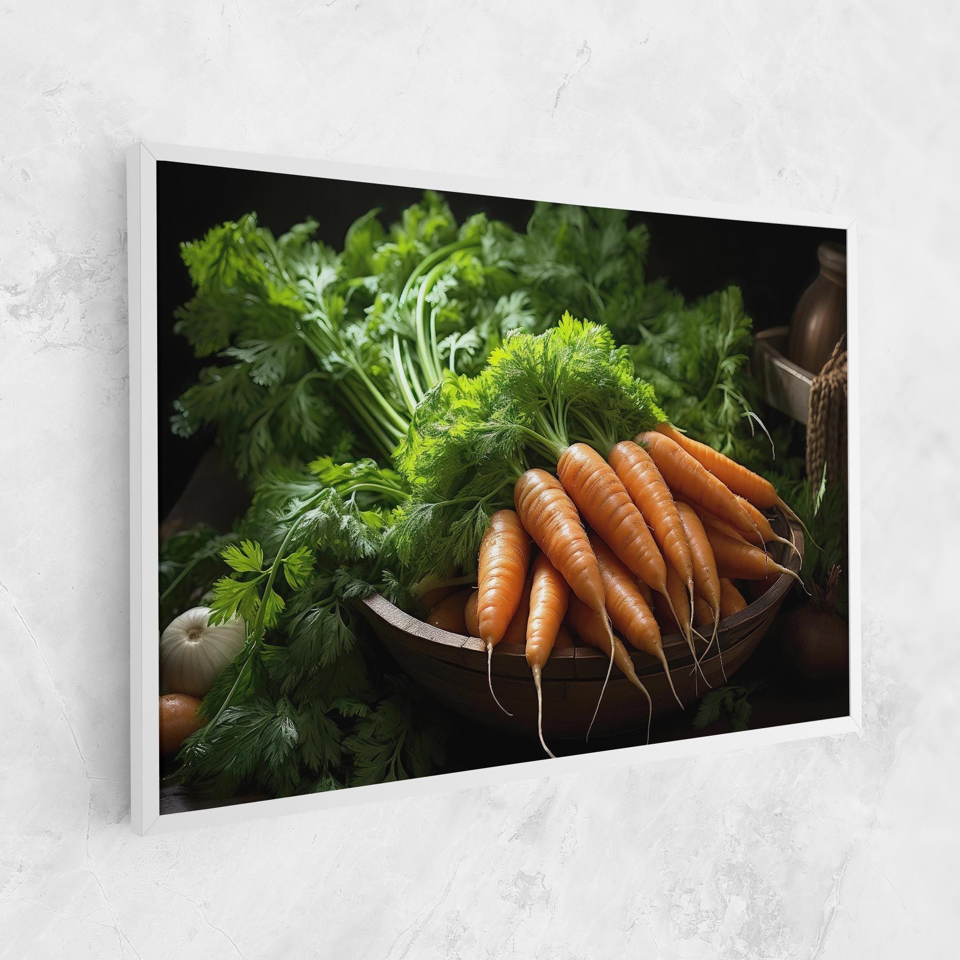 Fresh Carrots Basket mockup 1