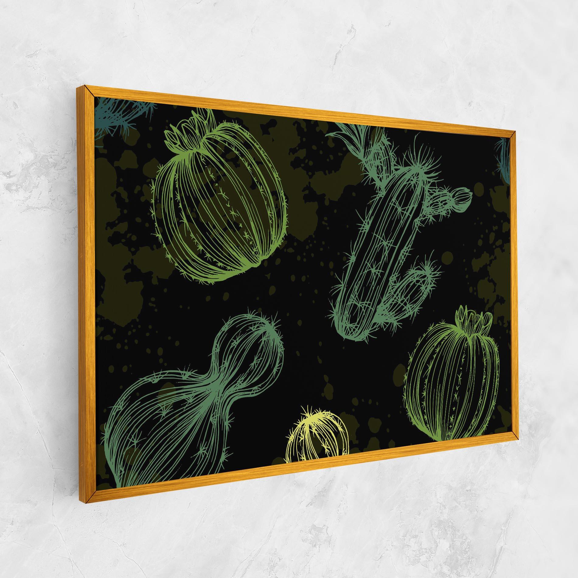Картина на платно Cactus Art mockup 1