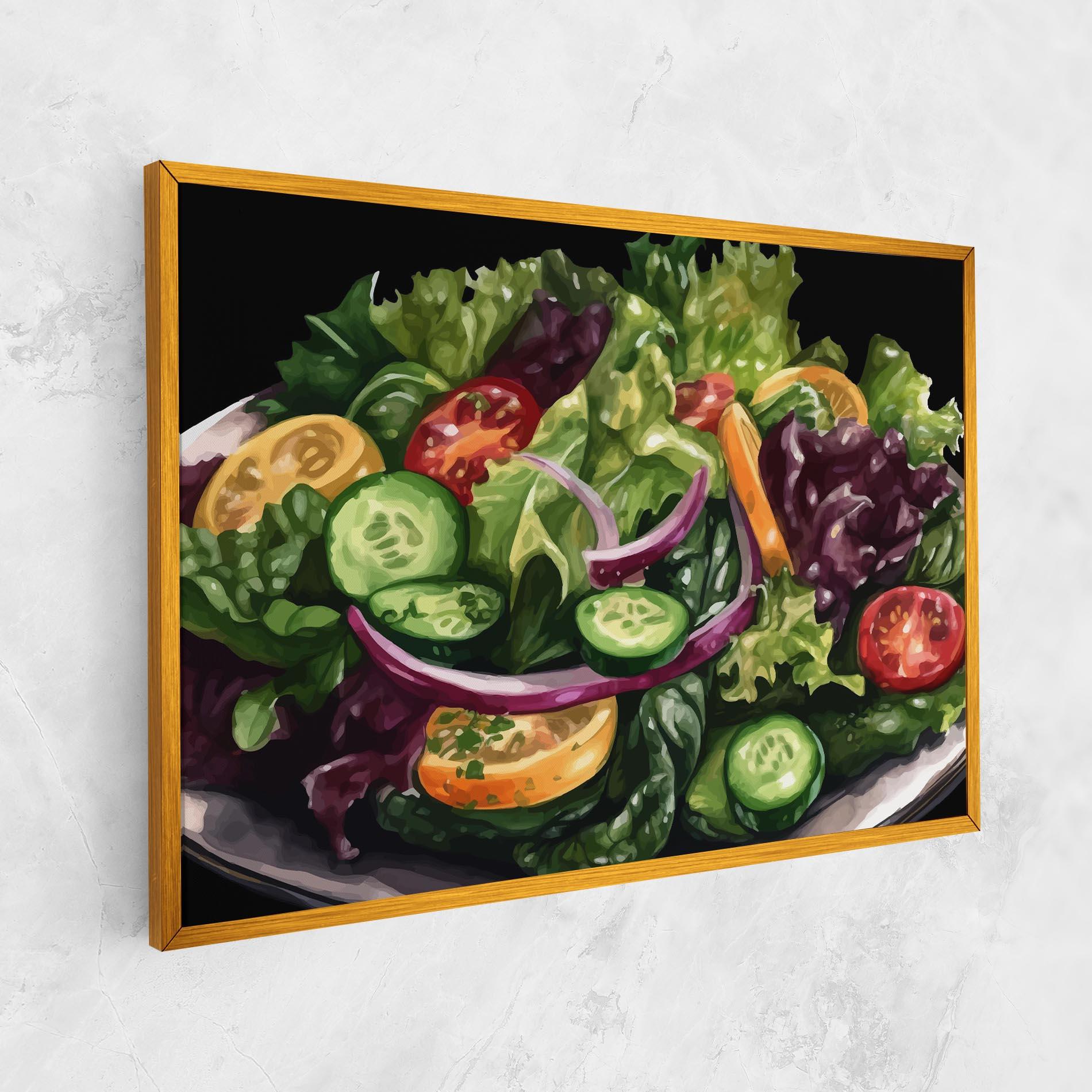 Картина на платно Cucumber Salad mockup 1