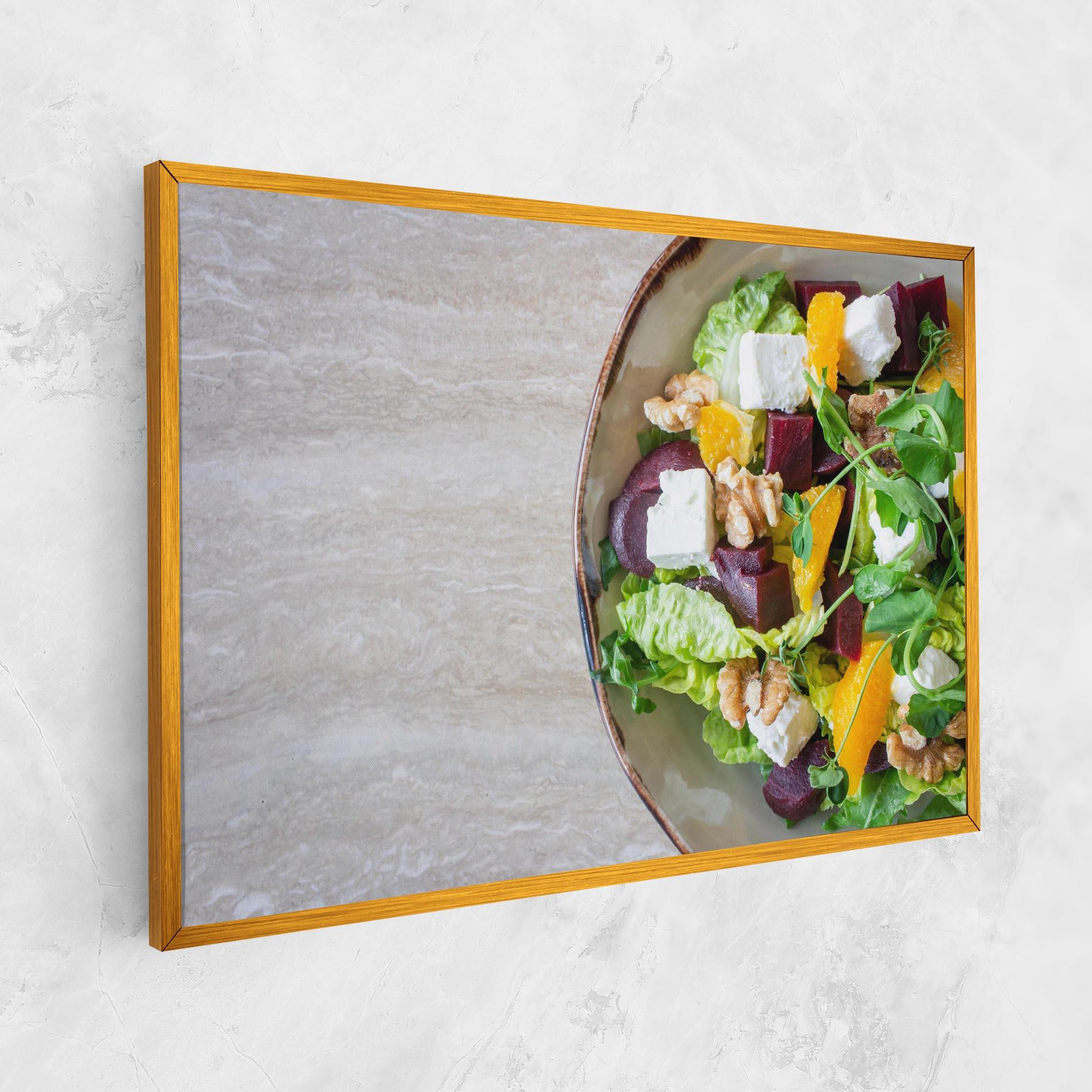 Картина на платно Delicious Salad mockup 1