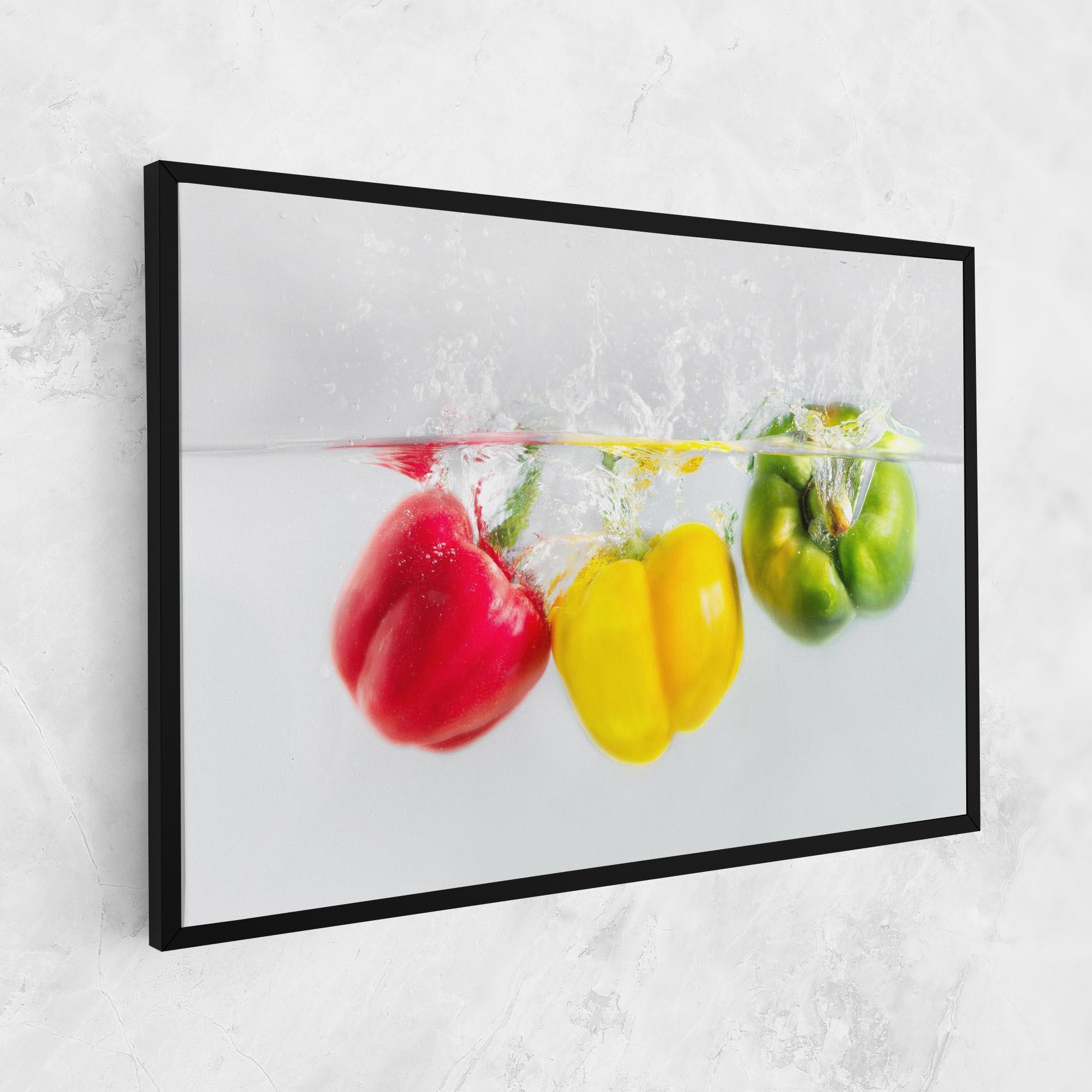 Картина на платно Colorful Bellpepper mockup 1