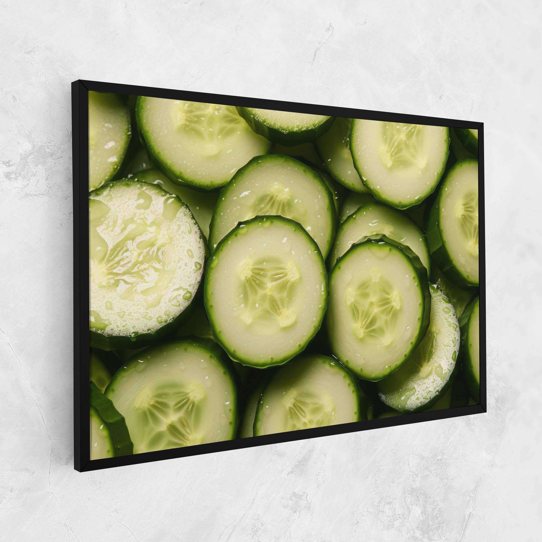 Картина на платно Fresh Cucumber mockup 1