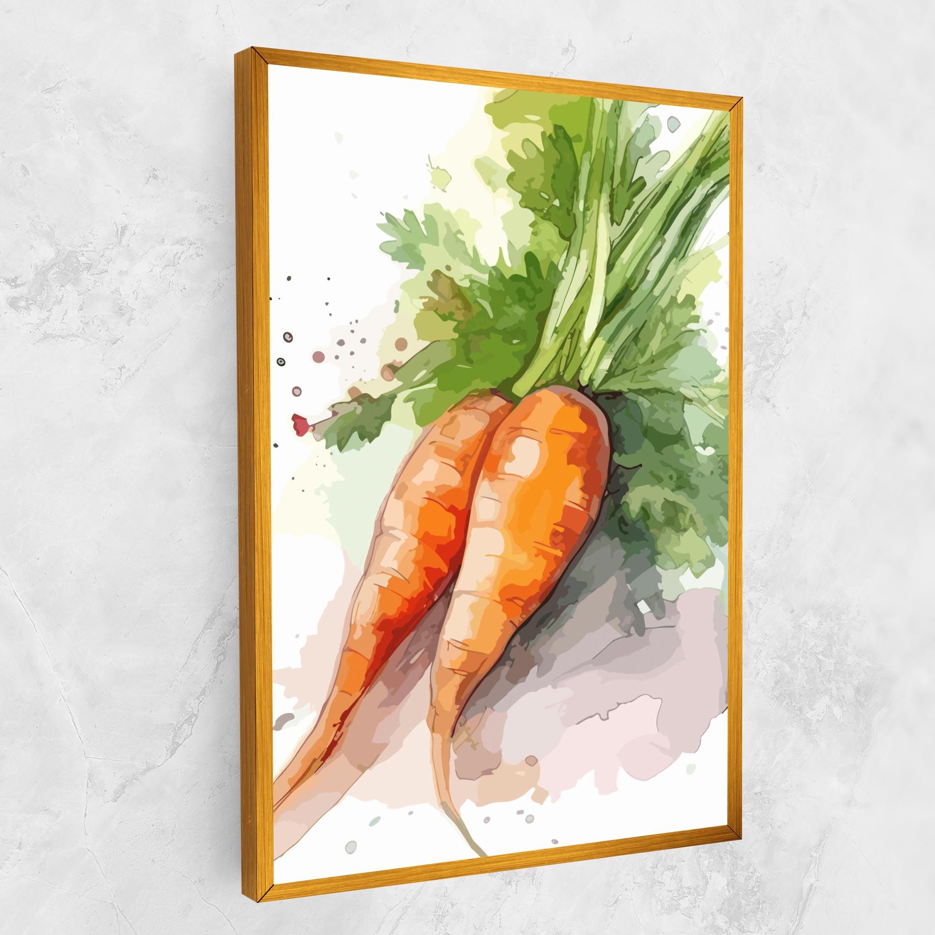 Carrot Watercolor mockup 1
