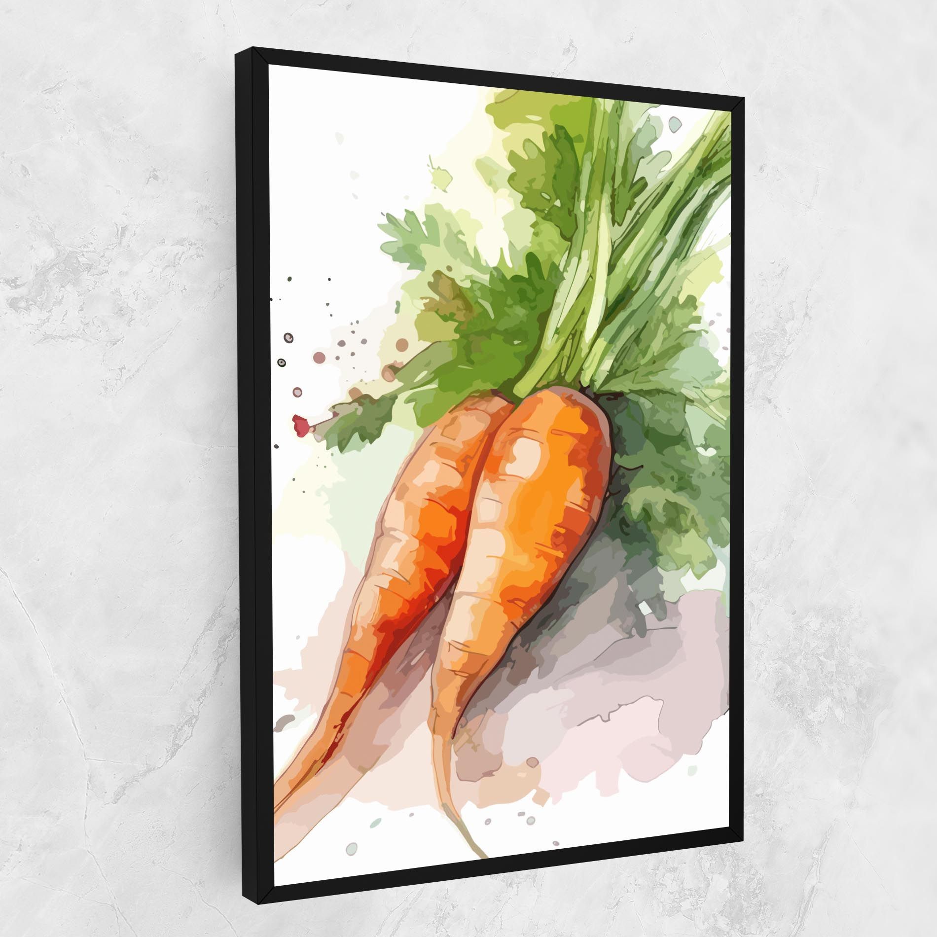 Carrot Watercolor mockup 1