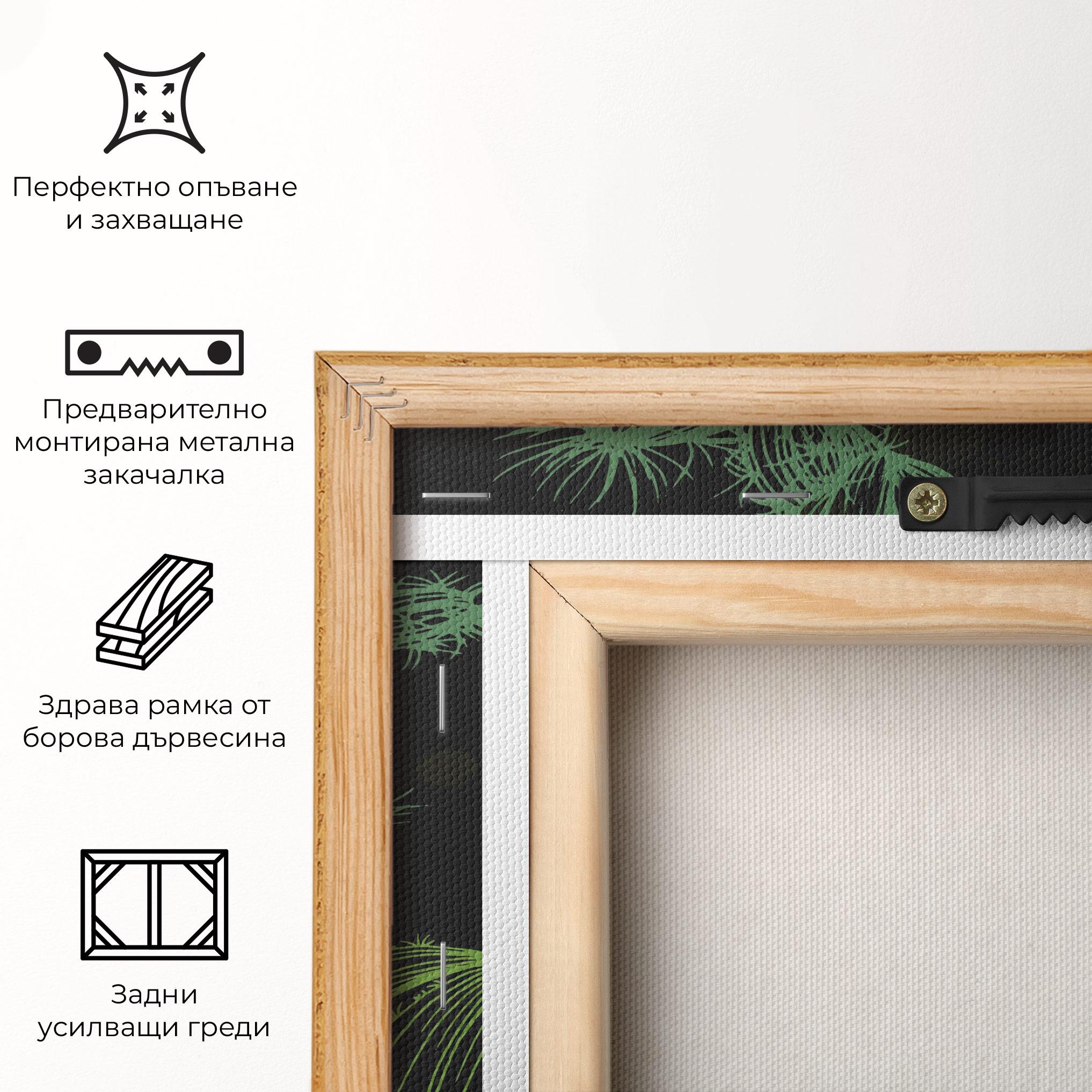 Картина на платно Cactus Art mockup 5