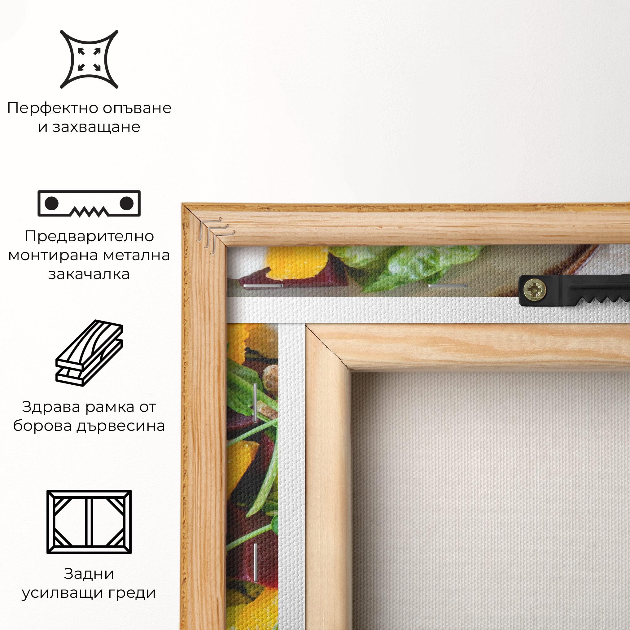 Картина на платно Delicious Salad mockup 5