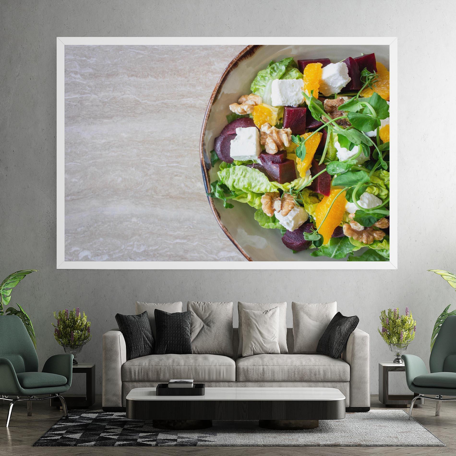 Картина на платно Delicious Salad mockup 7