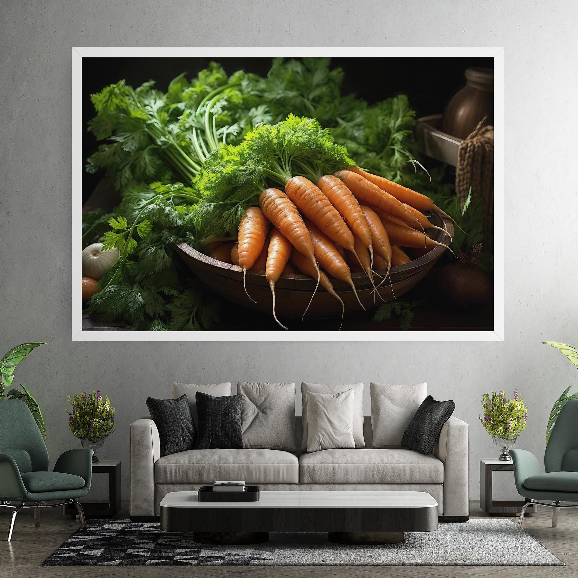 Fresh Carrots Basket mockup 7