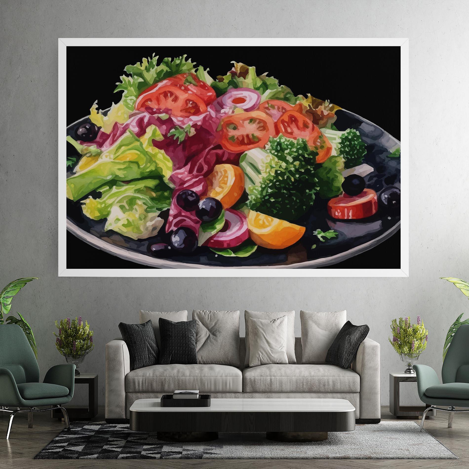 Картина на платно Healthy Tomato Food mockup 7