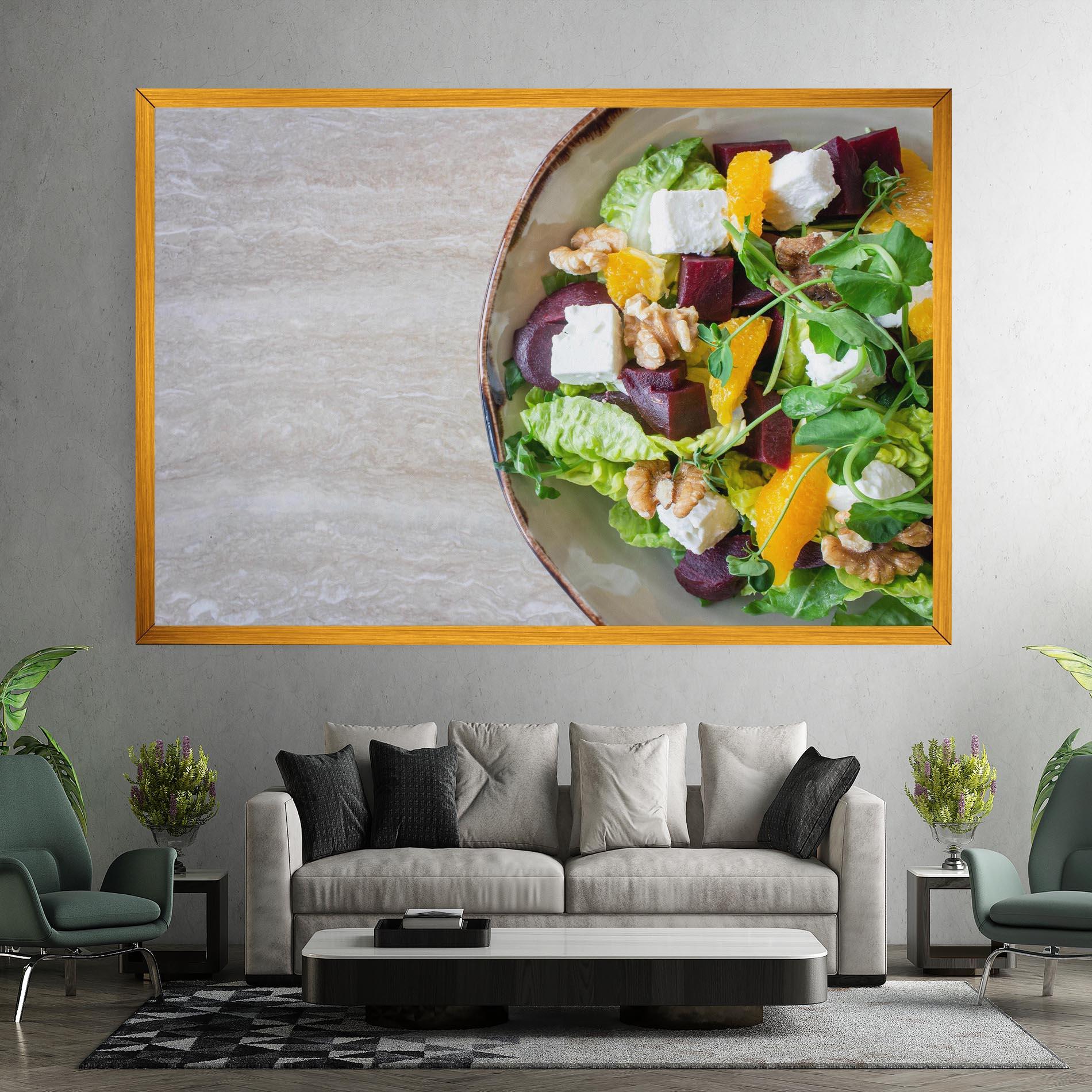 Картина на платно Delicious Salad mockup 7