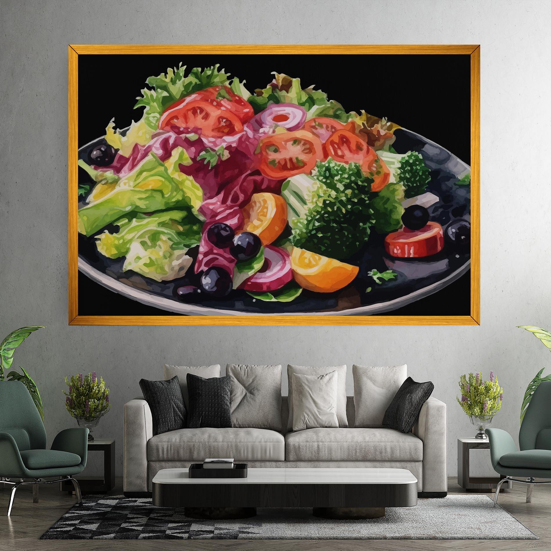 Картина на платно Healthy Tomato Food mockup 7