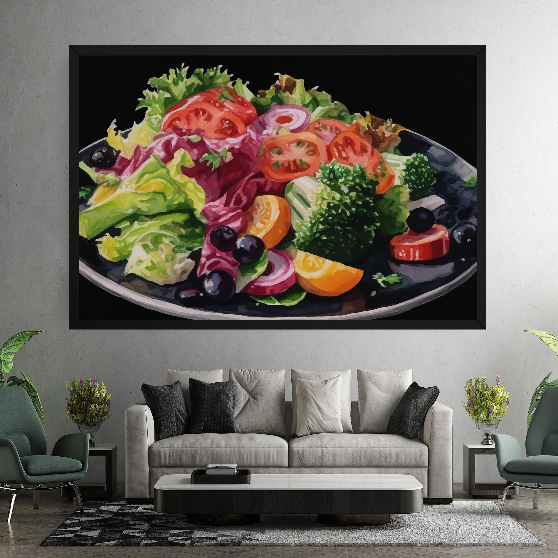 Картина на платно Healthy Tomato Food mockup 7