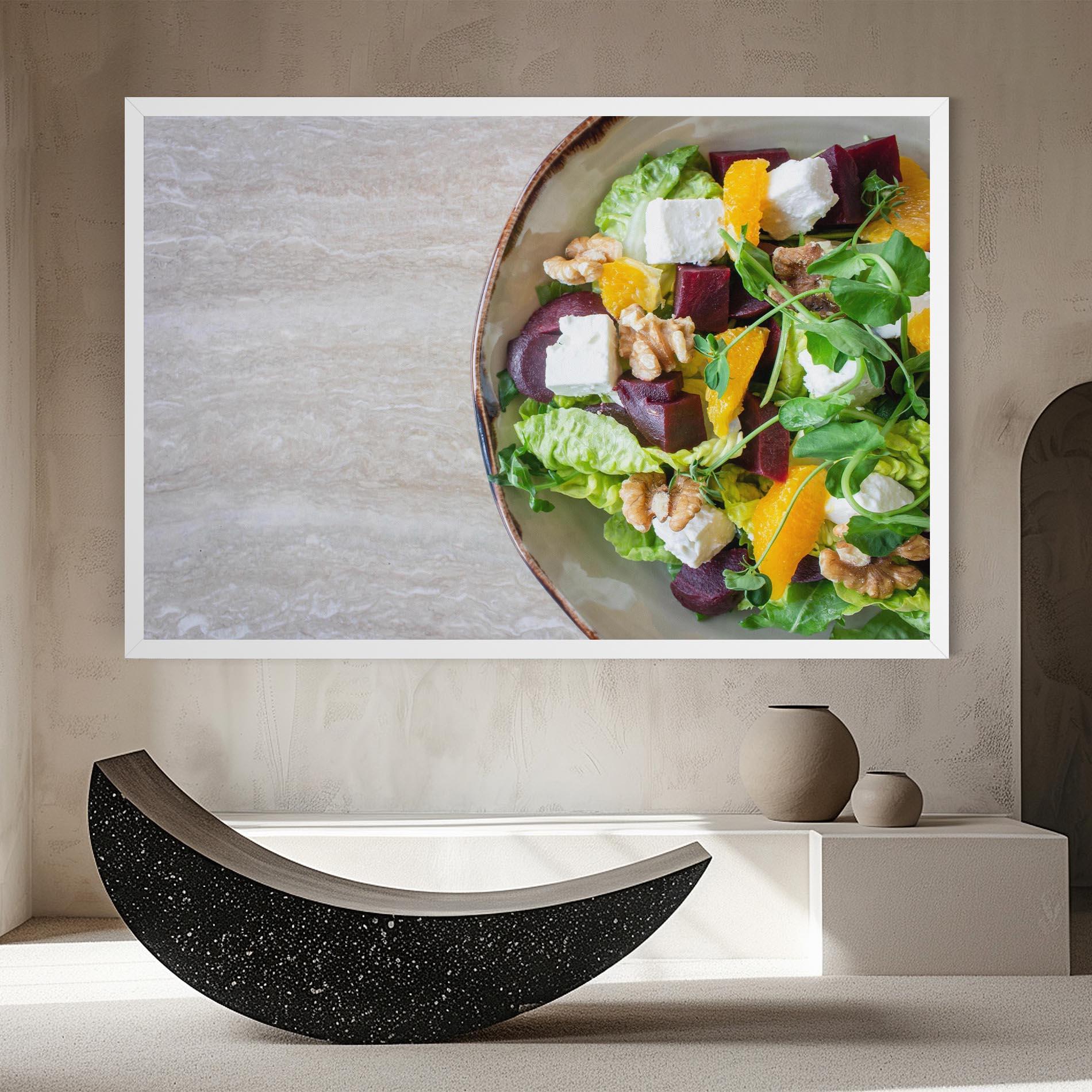 Картина на платно Delicious Salad mockup 8