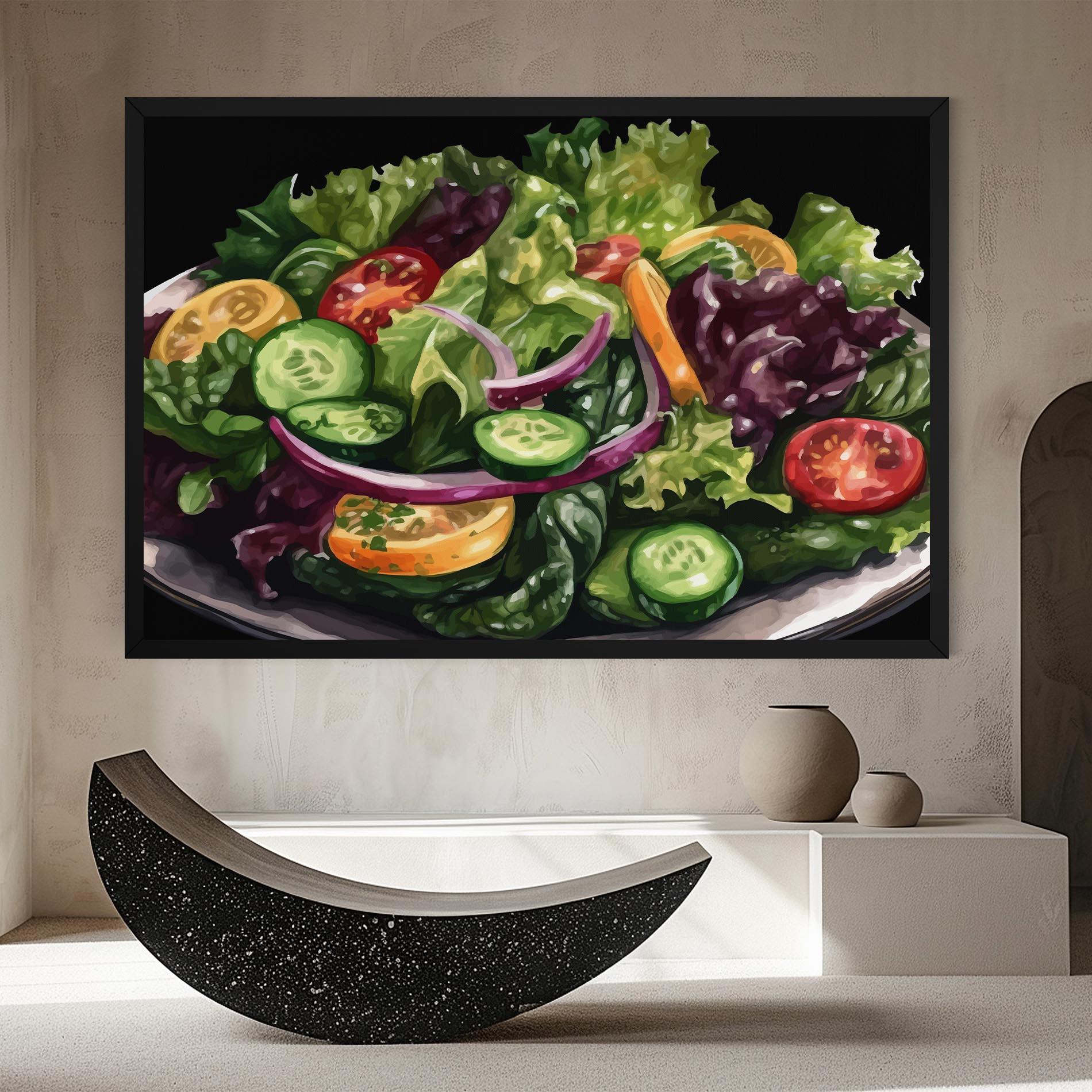 Картина на платно Cucumber Salad mockup 8