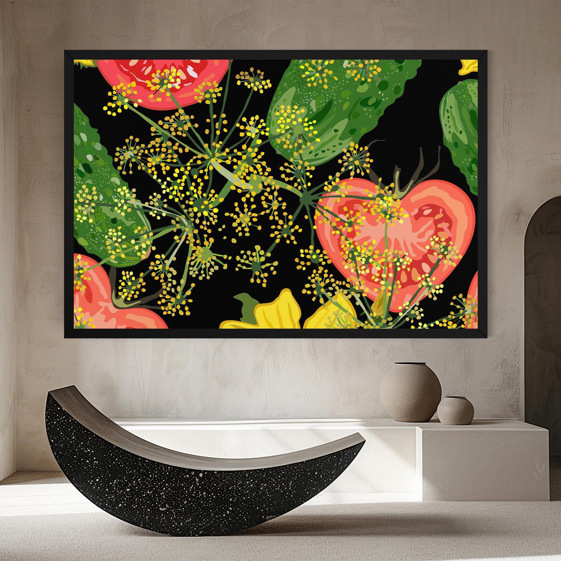 Картина на платно Heart Tomato mockup 8