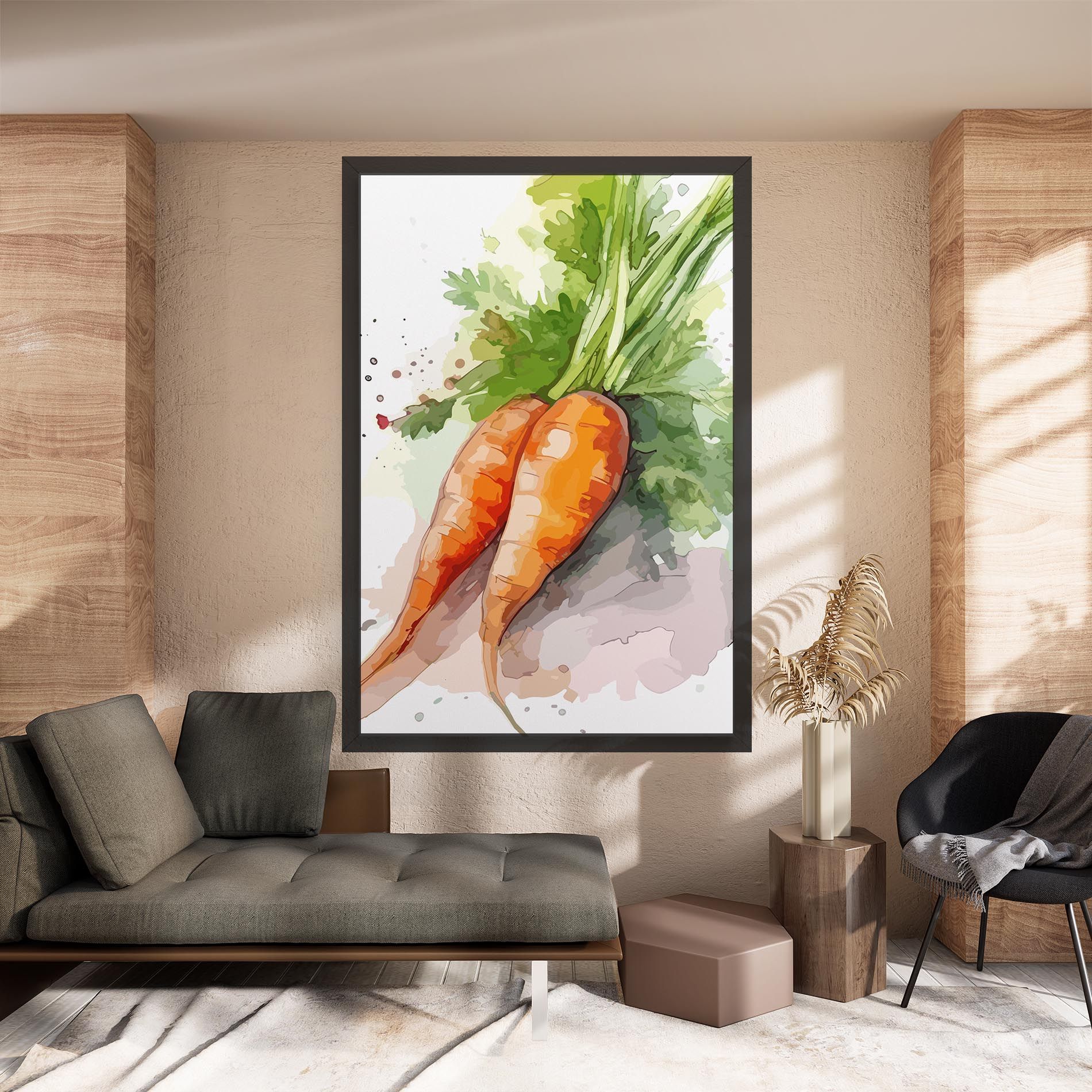 Carrot Watercolor mockup 8