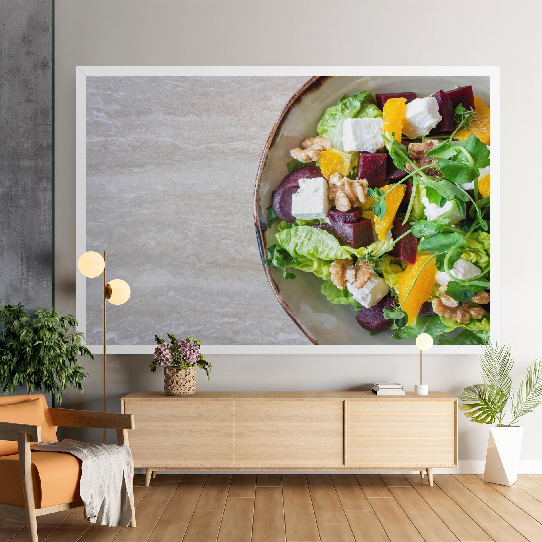 Картина на платно Delicious Salad mockup 9