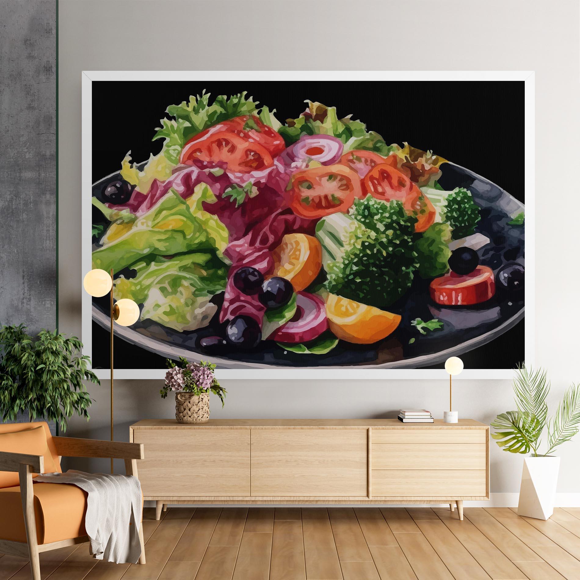 Картина на платно Healthy Tomato Food mockup 9