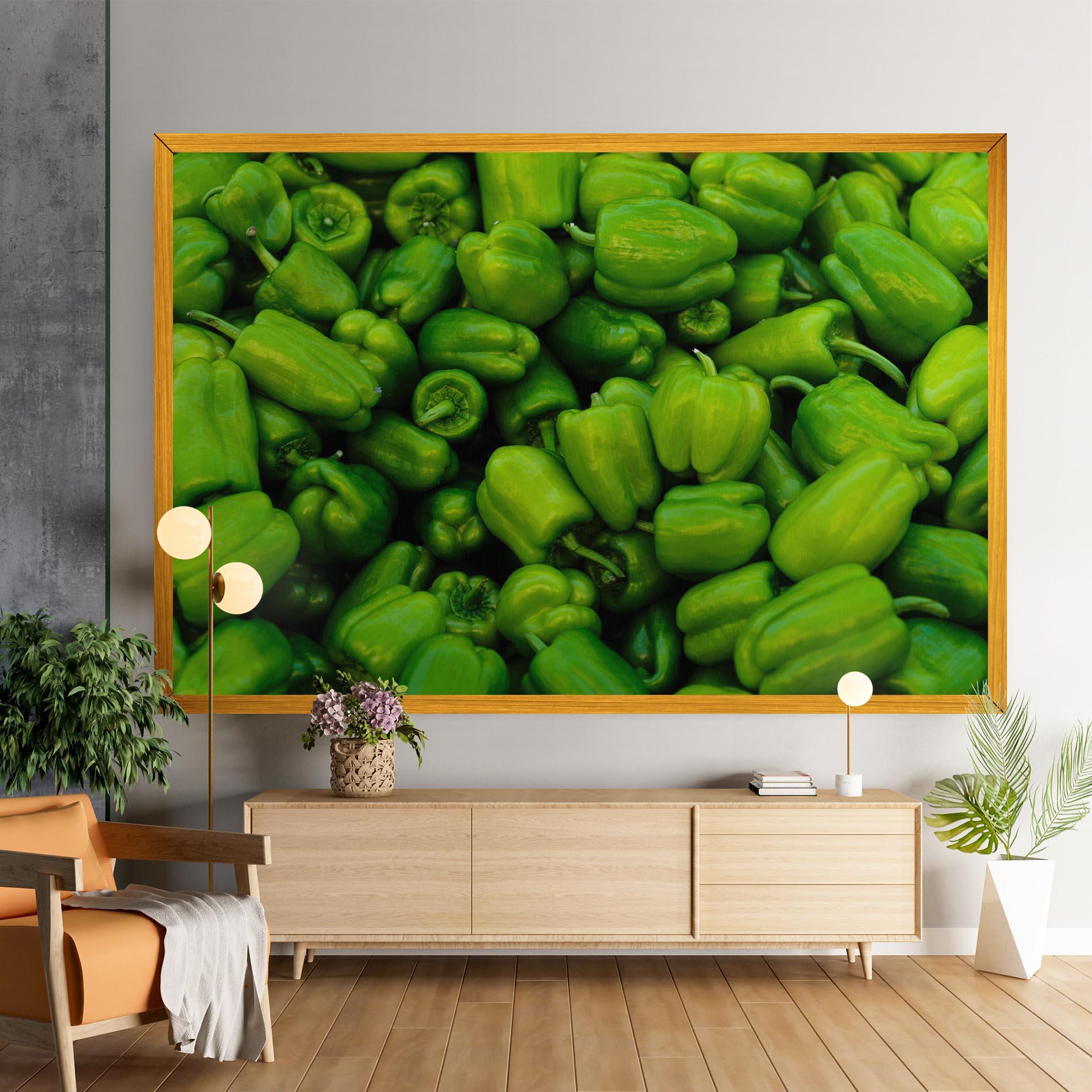 Картина на платно Green Bellpepper mockup 9