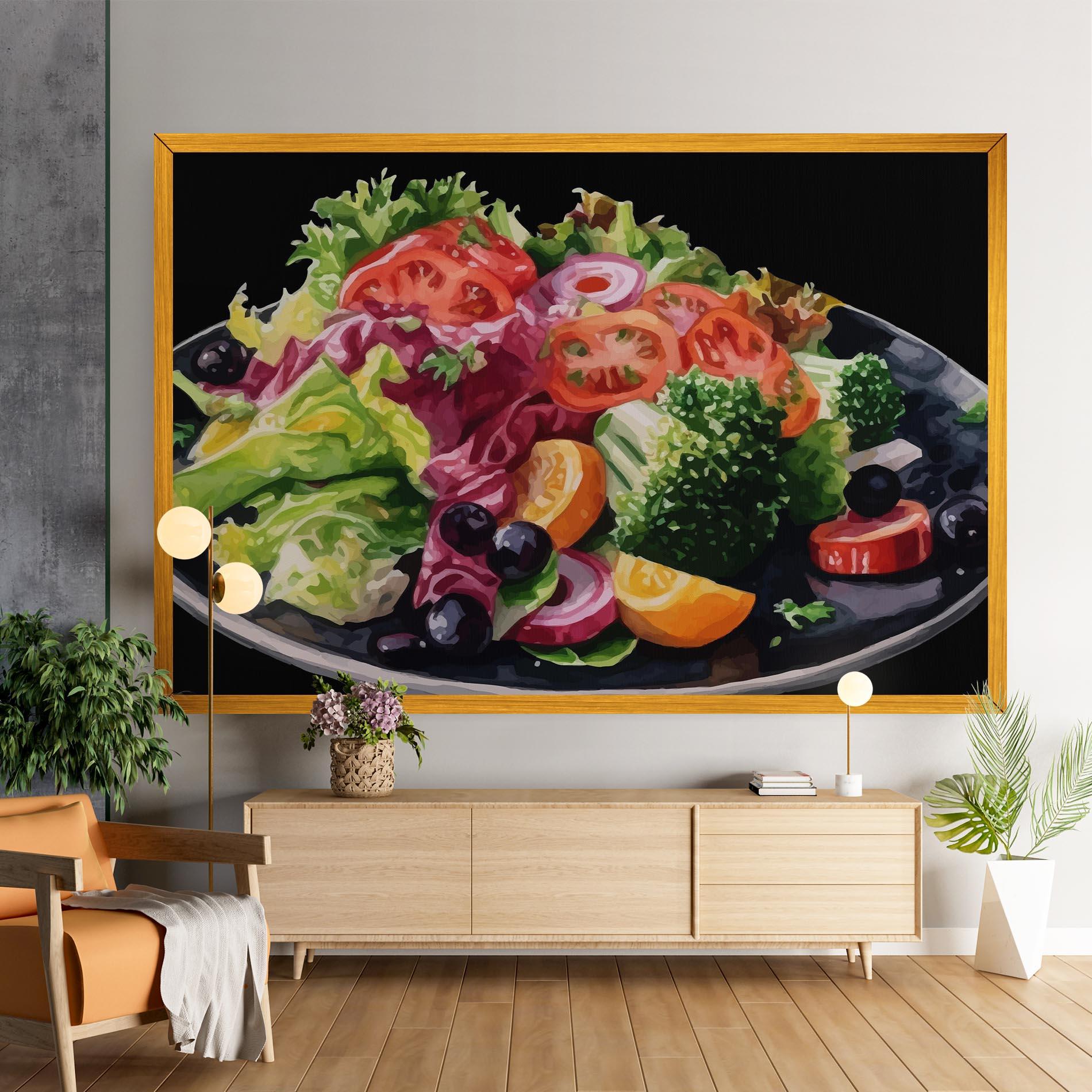 Картина на платно Healthy Tomato Food mockup 9