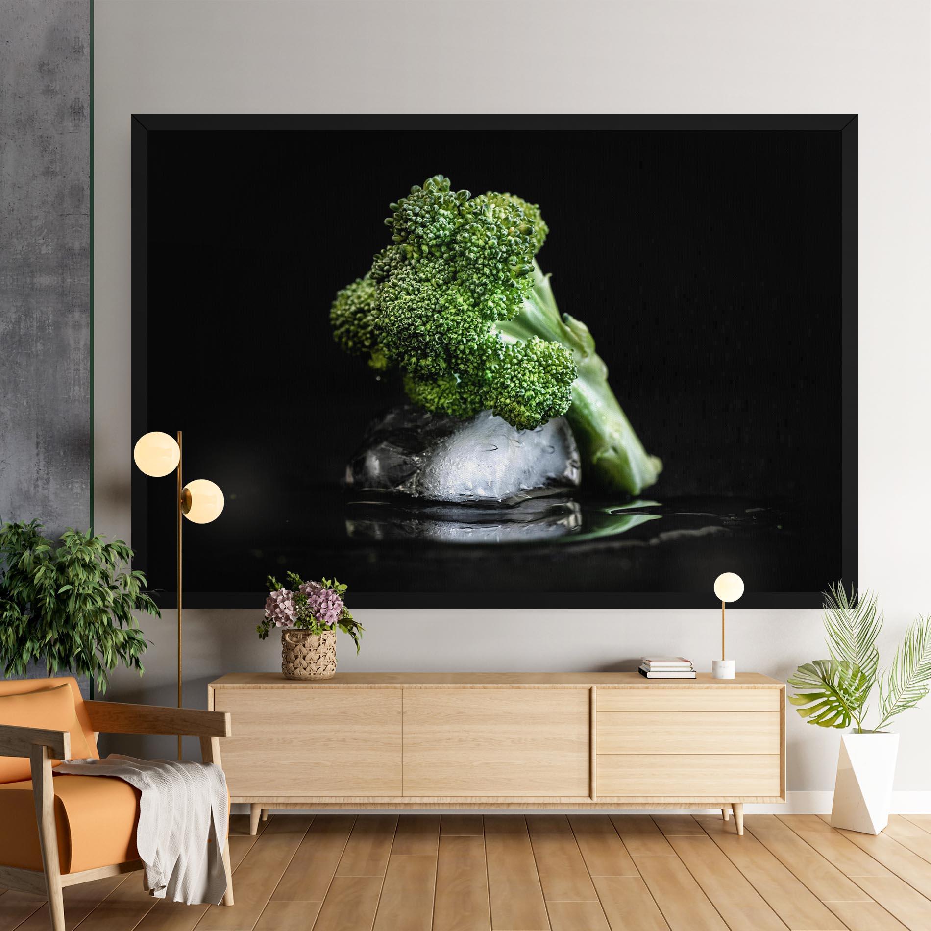 Картина на платно Broccoli Water mockup 9