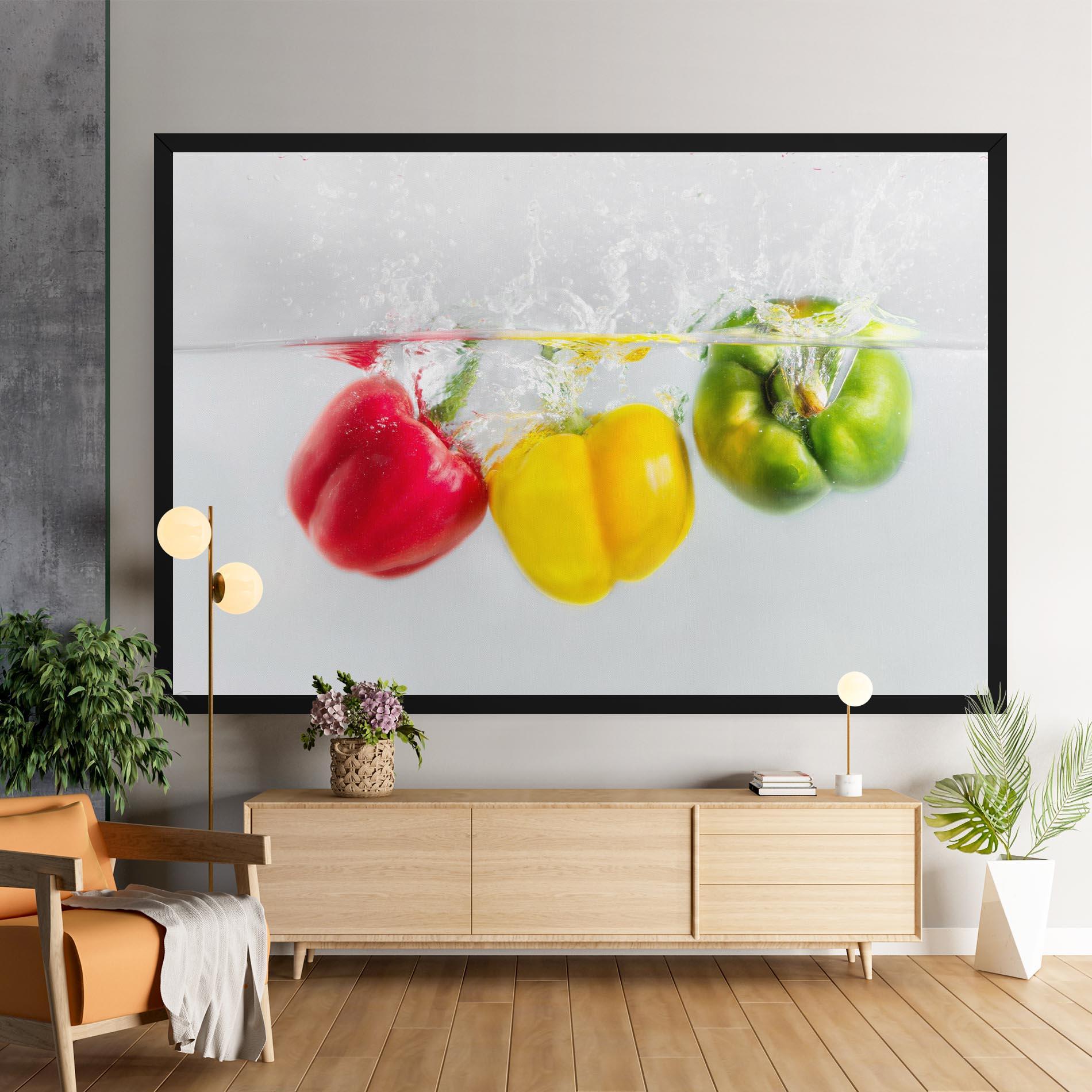 Картина на платно Colorful Bellpepper mockup 9