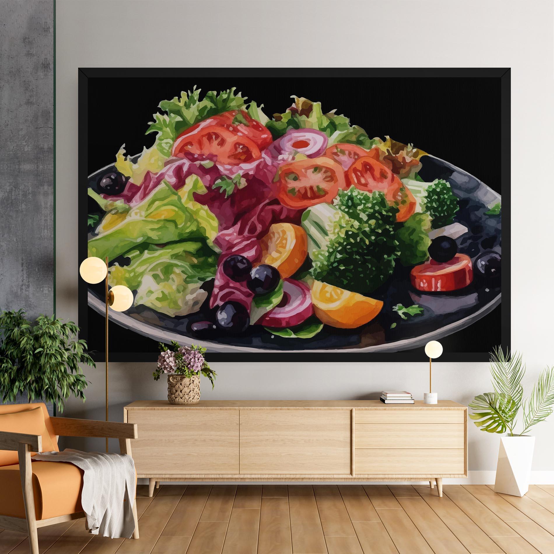Картина на платно Healthy Tomato Food mockup 9