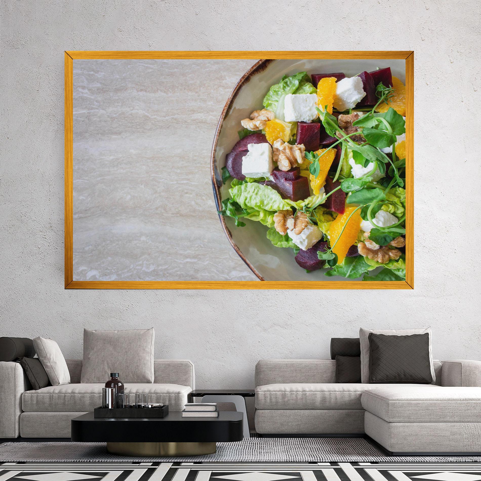 Картина на платно Delicious Salad mockup 2