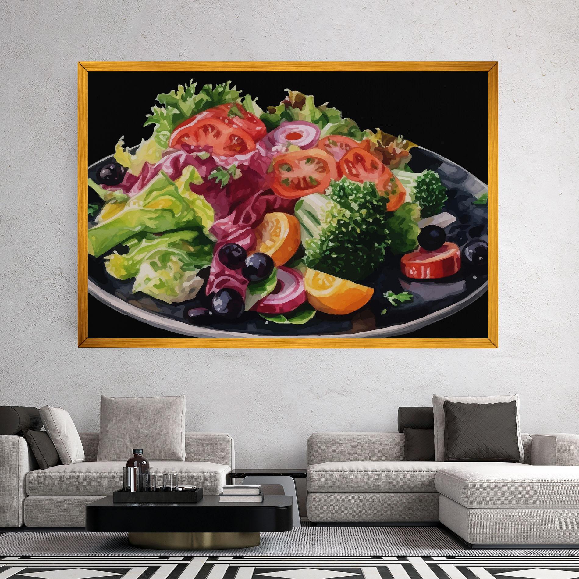 Картина на платно Healthy Tomato Food mockup 2