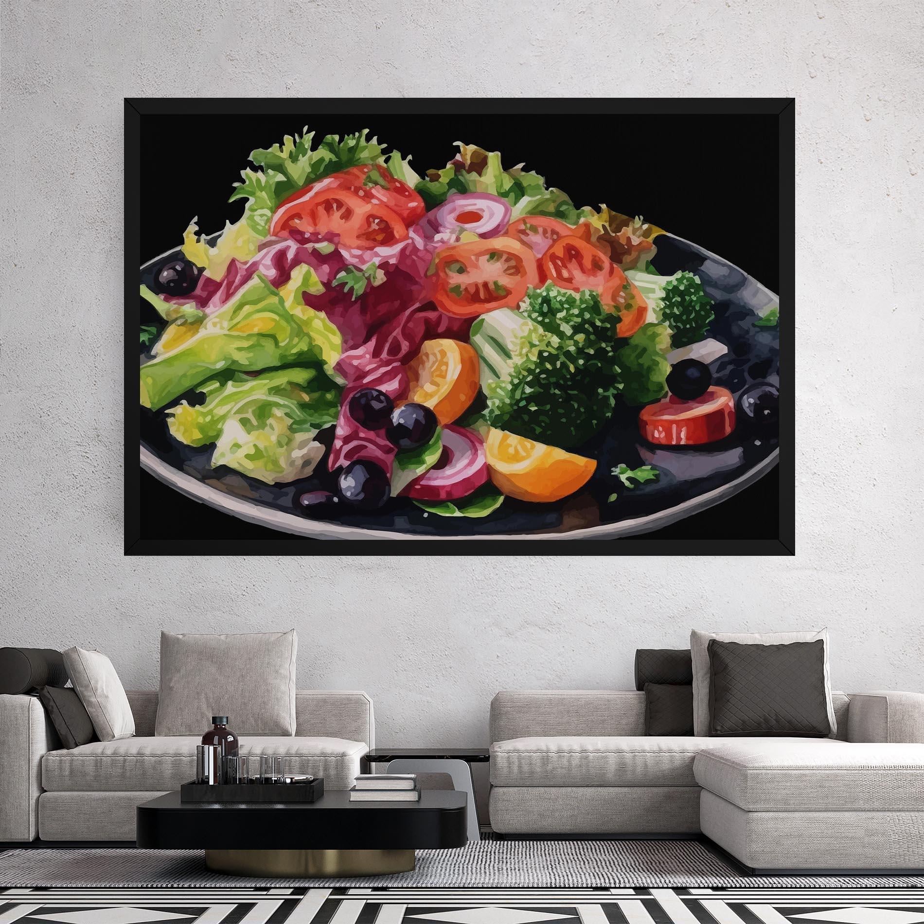 Картина на платно Healthy Tomato Food mockup 2