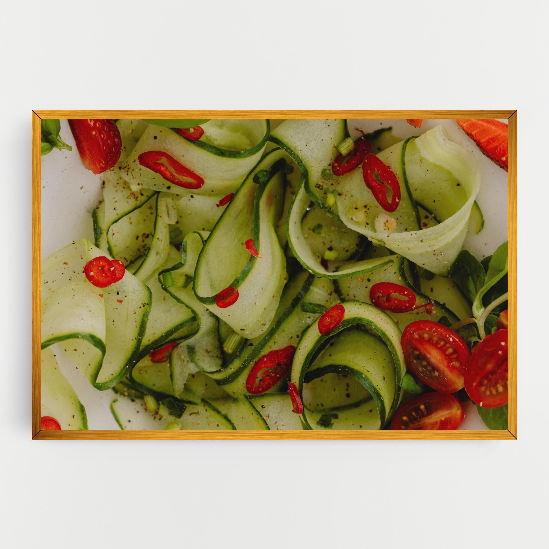 Картина на платно Cucumber Food mockup 0