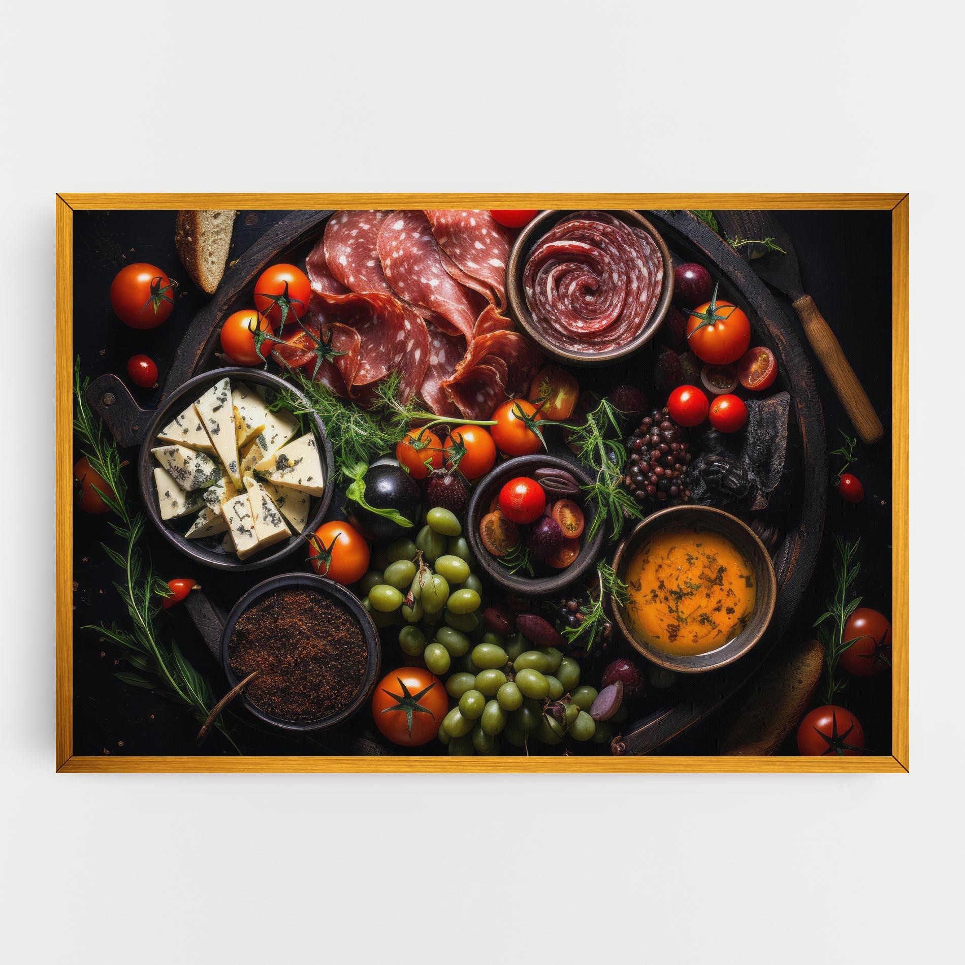 Картина на платно Meats Assortment mockup 0