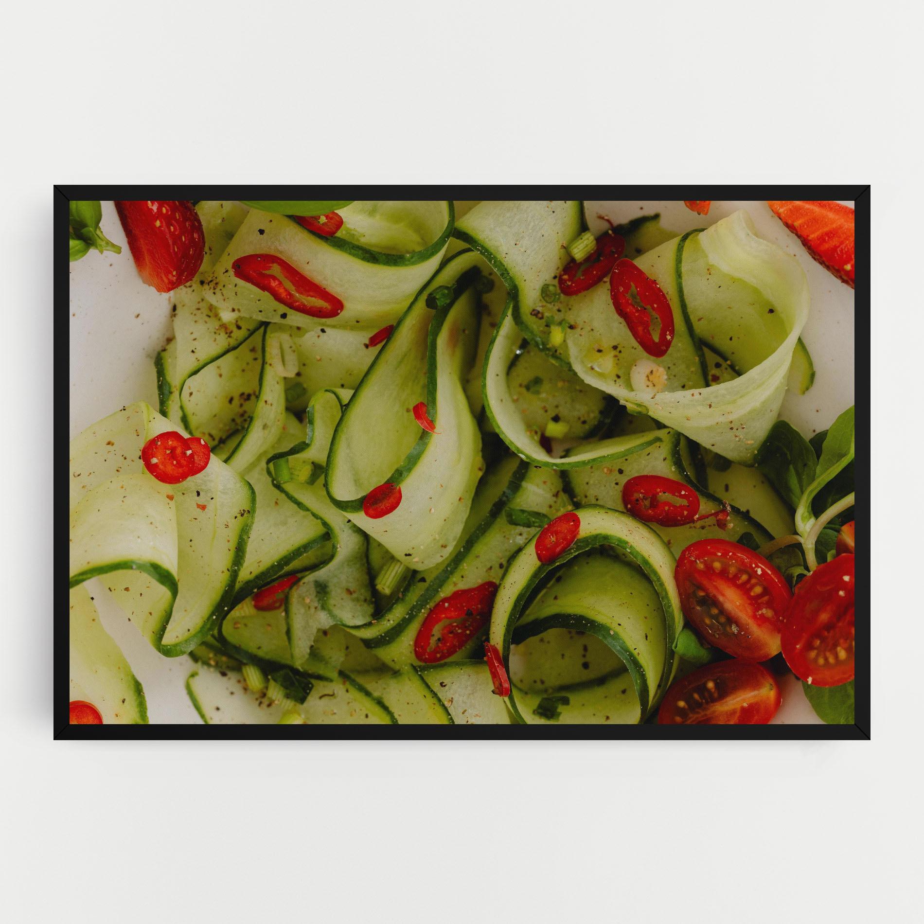 Картина на платно Cucumber Food mockup 0