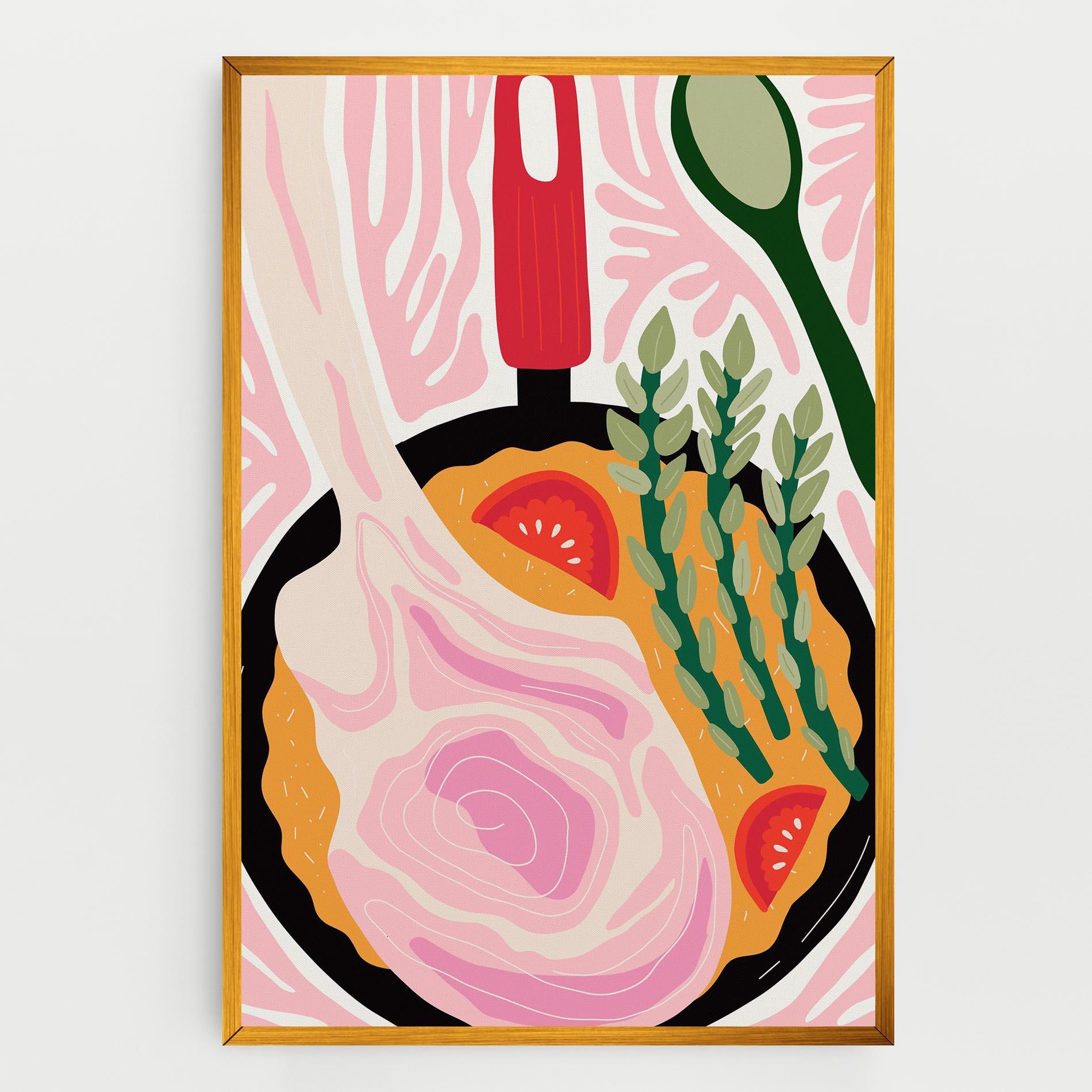 Картина на платно Cooking mockup 0