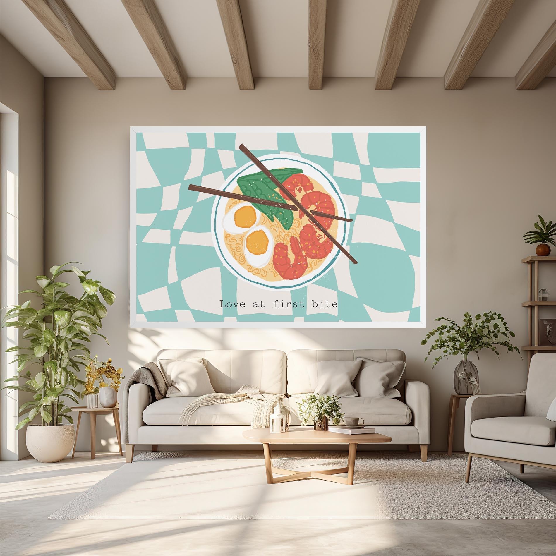 Картина на платно Food Love mockup 6