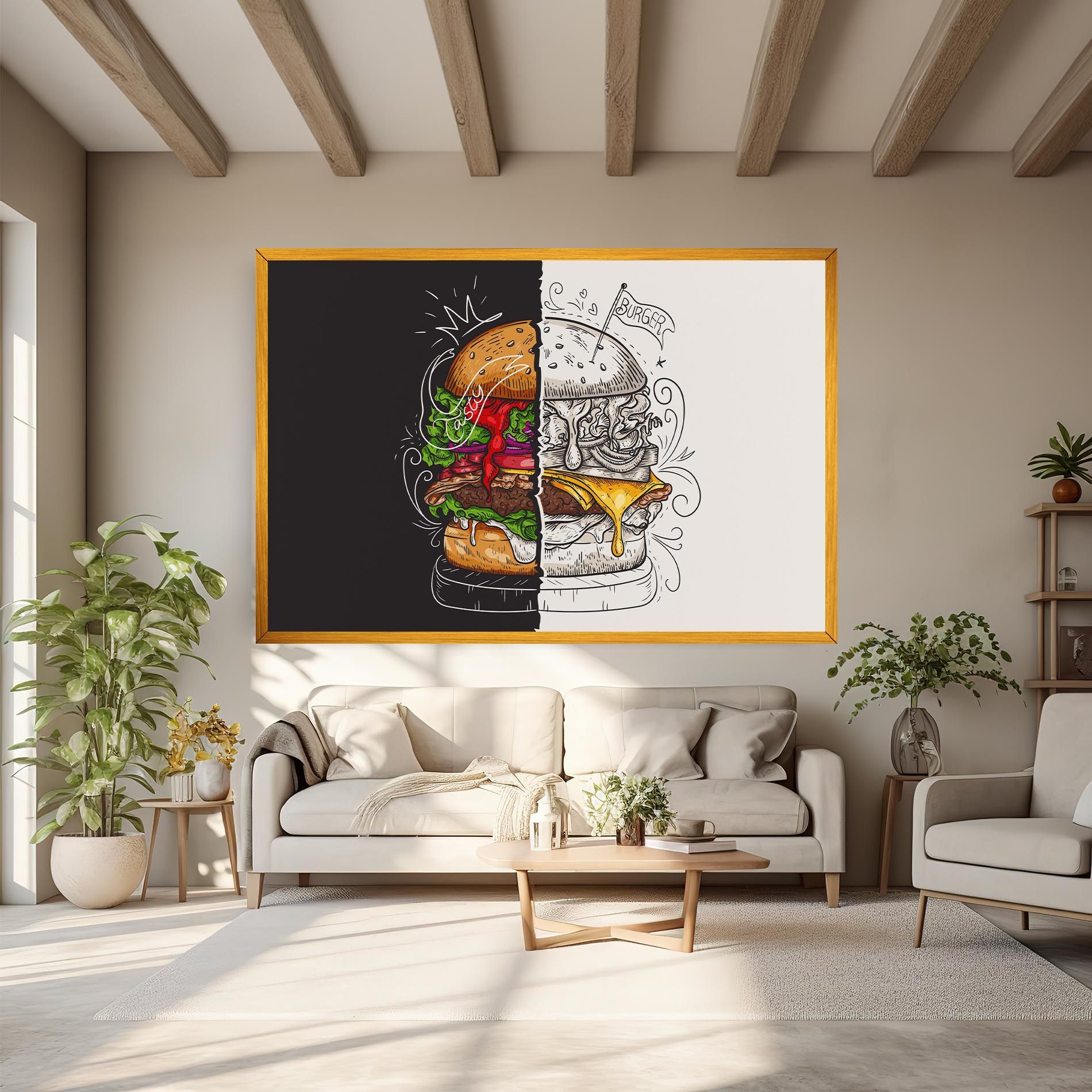 Burger Art mockup 6