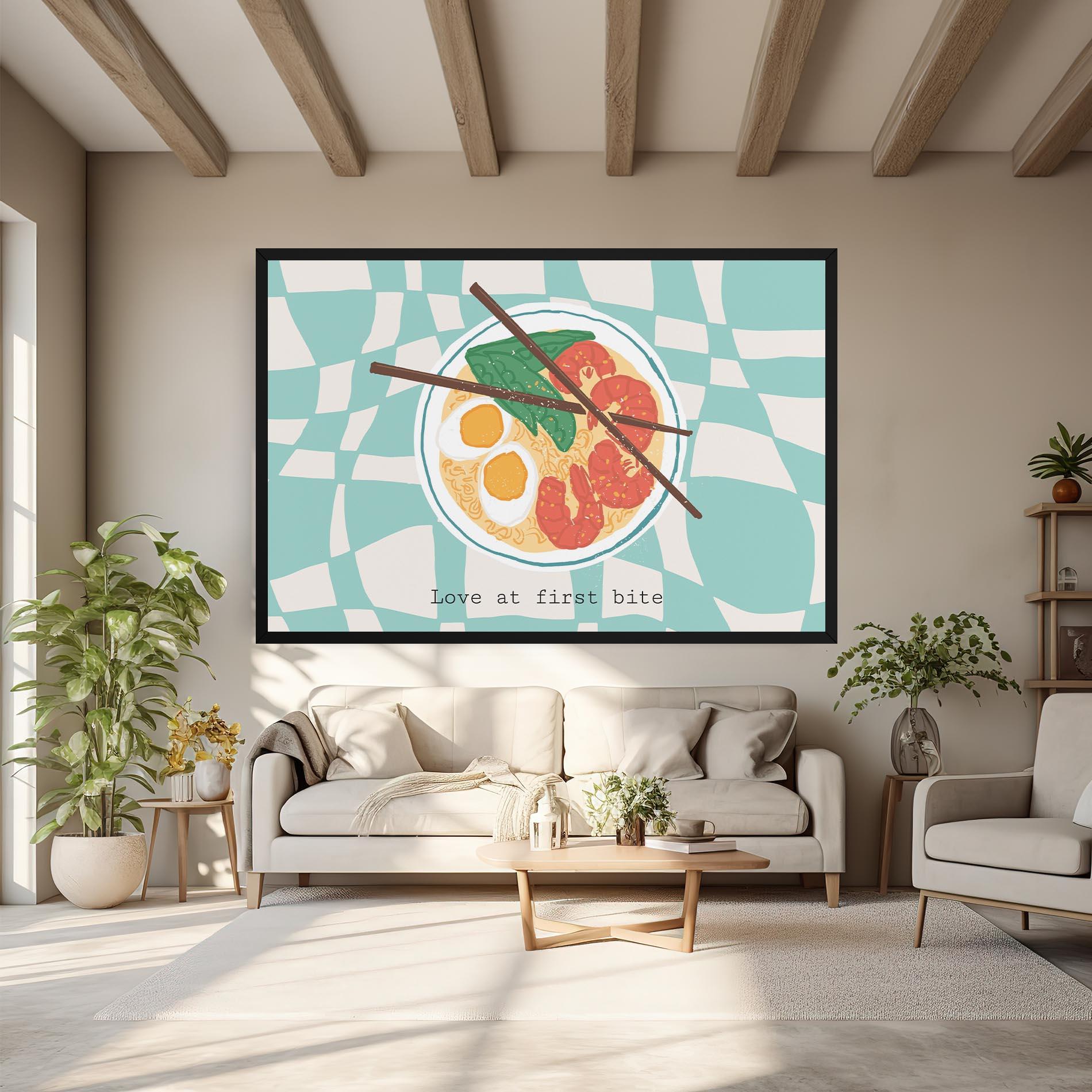 Картина на платно Food Love mockup 6