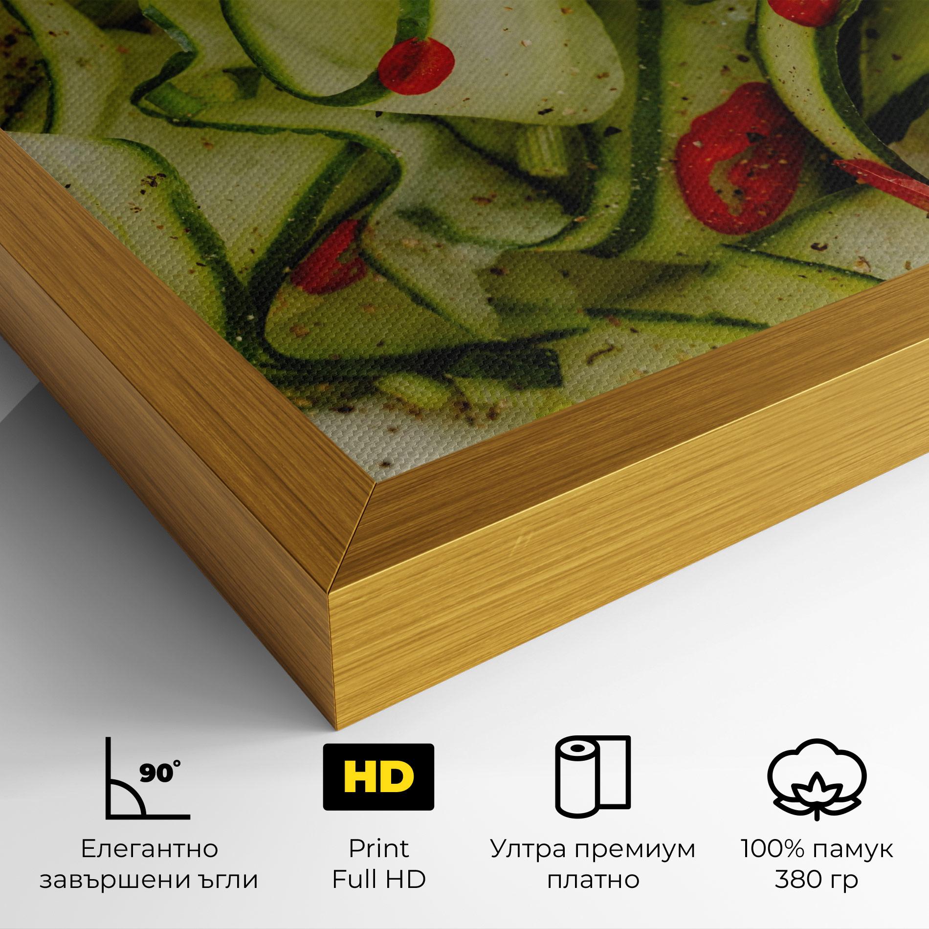 Картина на платно Cucumber Food mockup 4