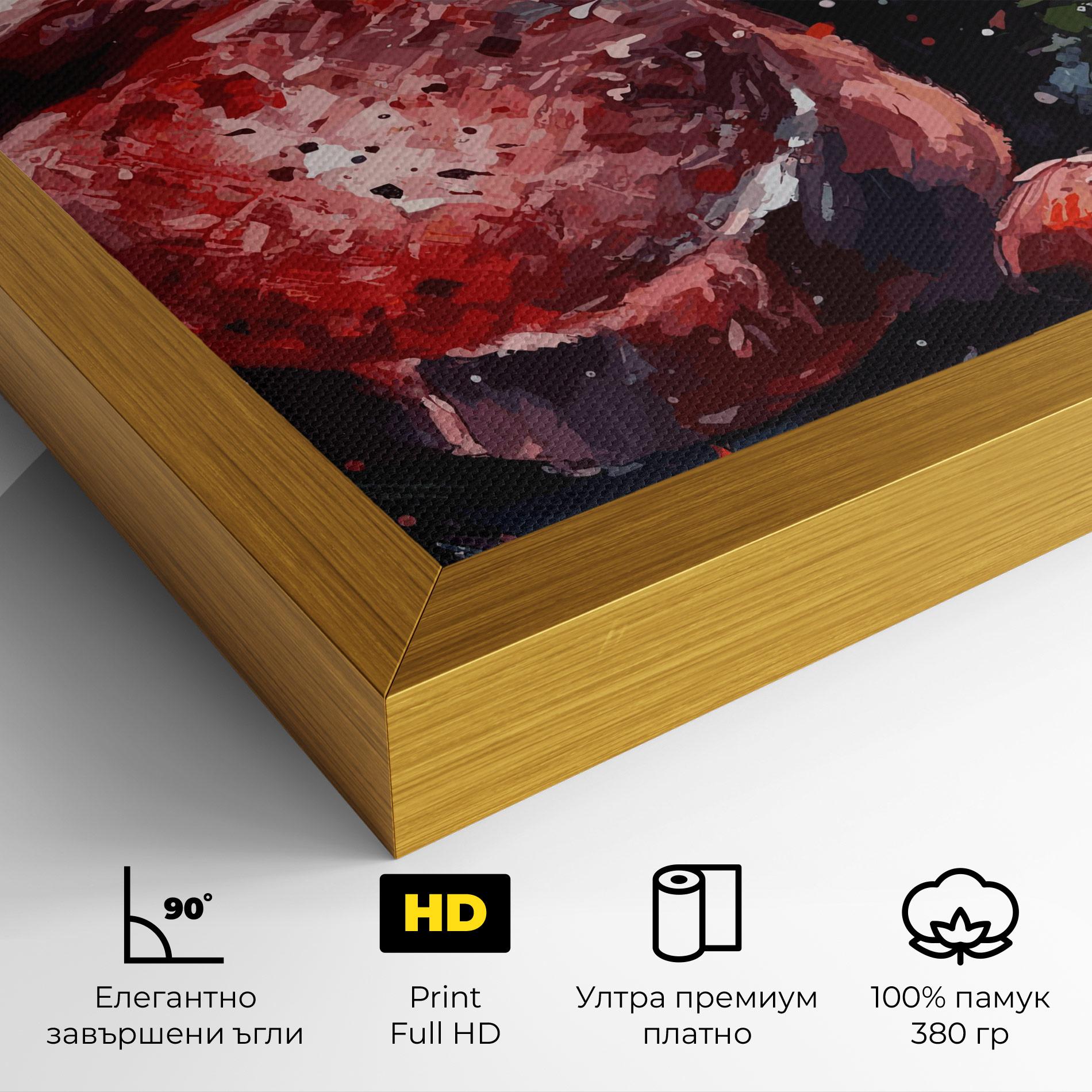 Картина на платно Meat Art mockup 4