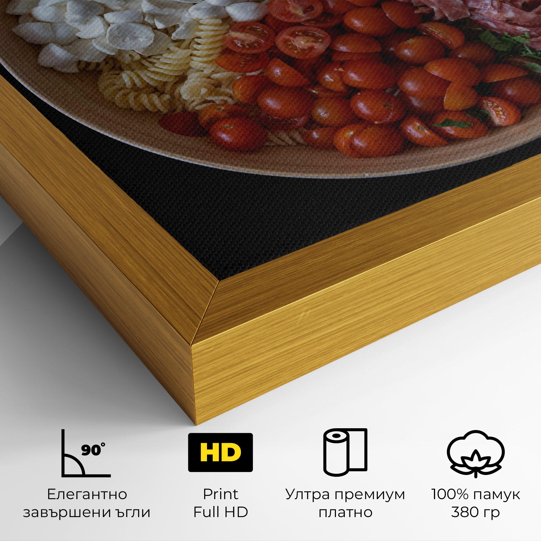 Картина на платно Mozzarella Salad mockup 4