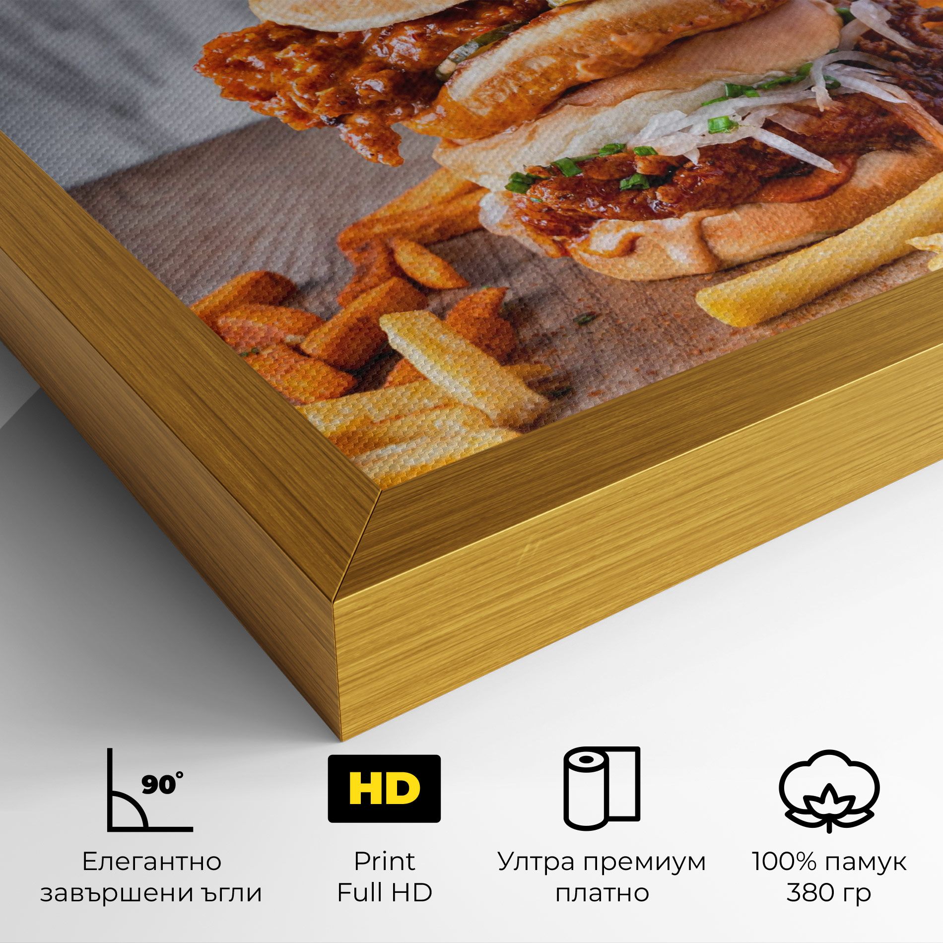 Triple Hamburger mockup 4