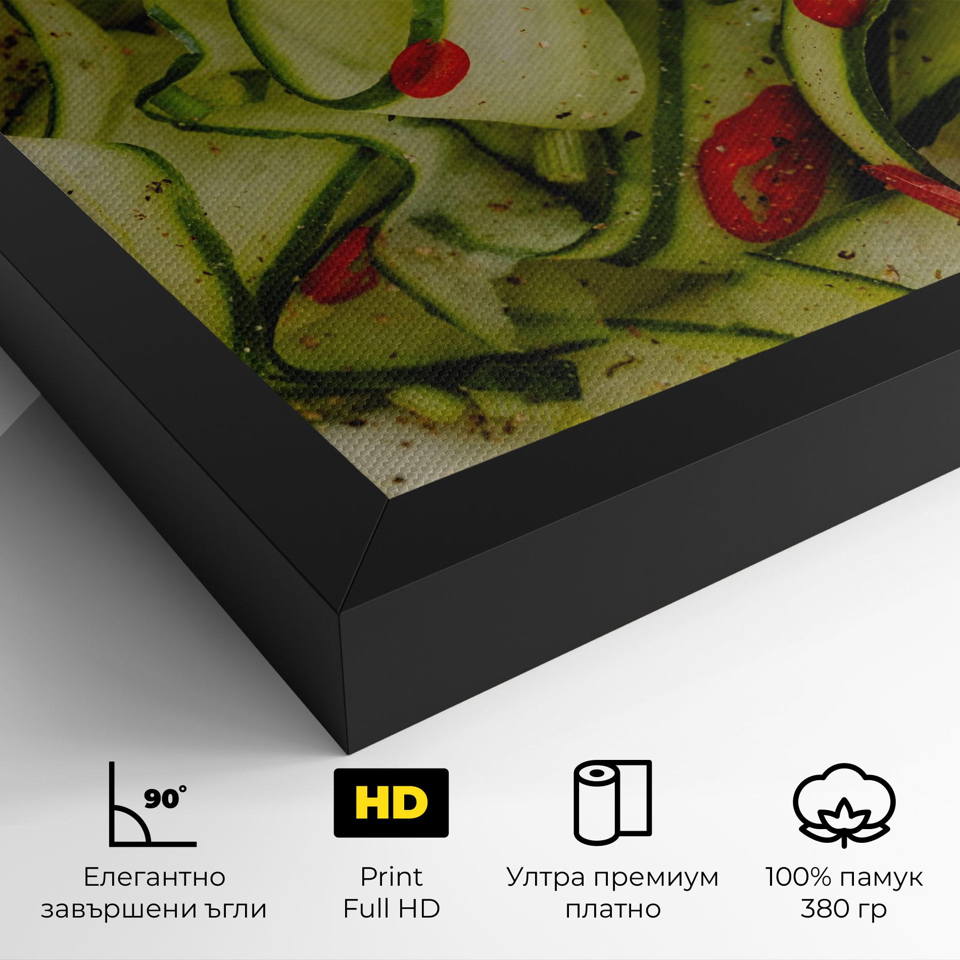 Картина на платно Cucumber Food mockup 4